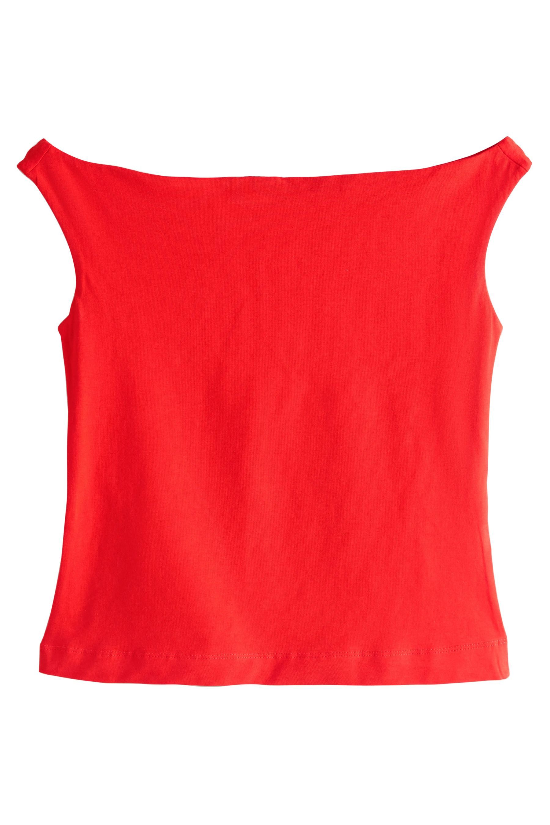 Next Shirttop Trägertops mit offenem Ausschnitt, 3er-Pack (3-tlg)