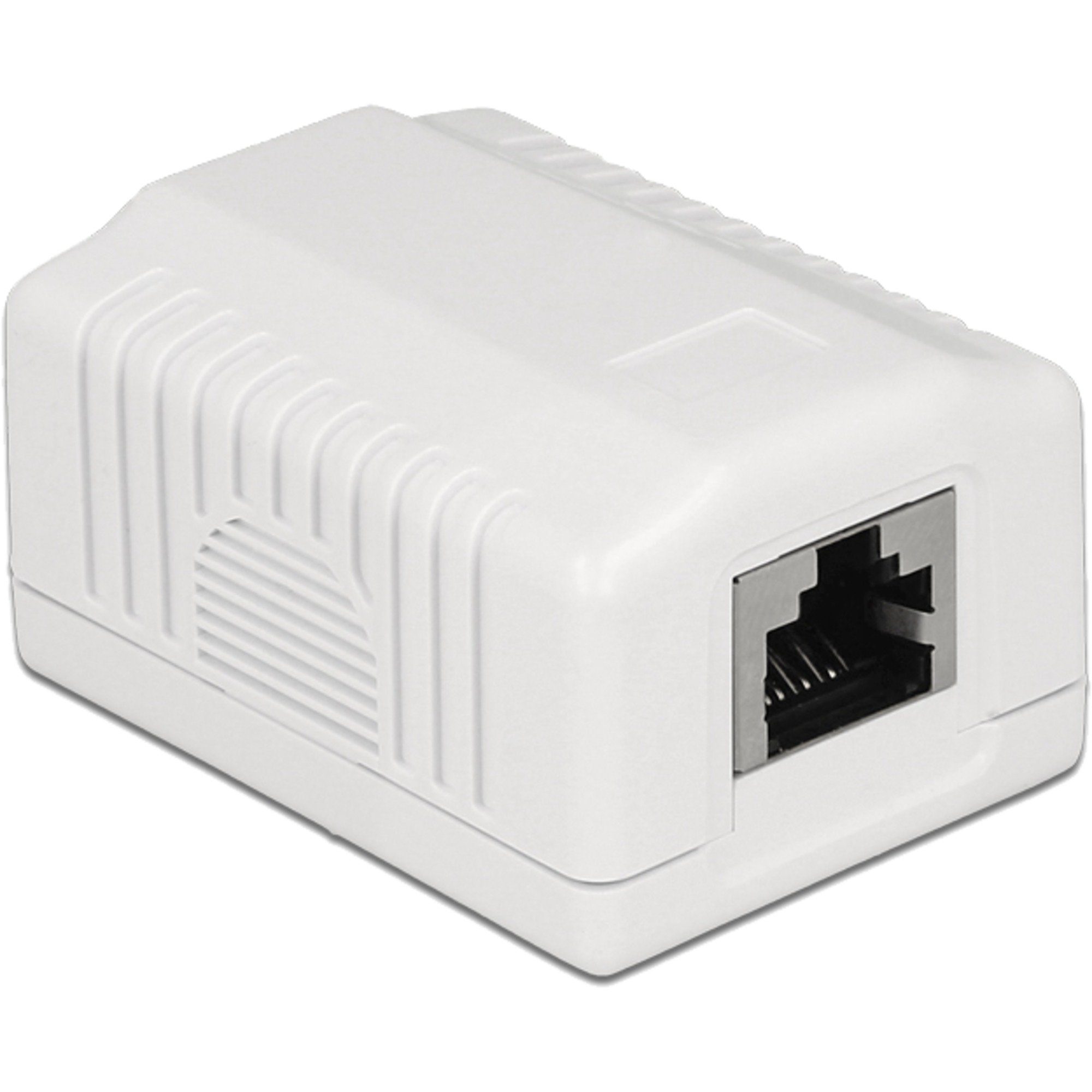 Netzwerkstecker DeLOCK RJ-45 Anschlussdose 1 Port Cat.6a LSA