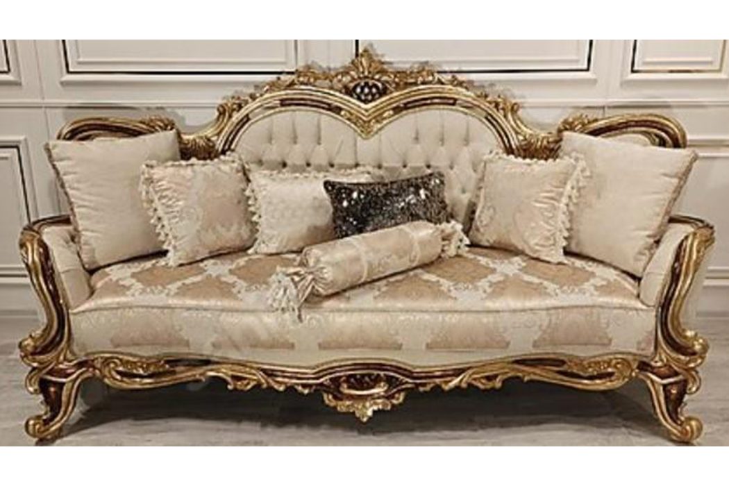 Couch Chesterfield JVmoebel Sofgarnitur Stil Barock Klassische Sofa,