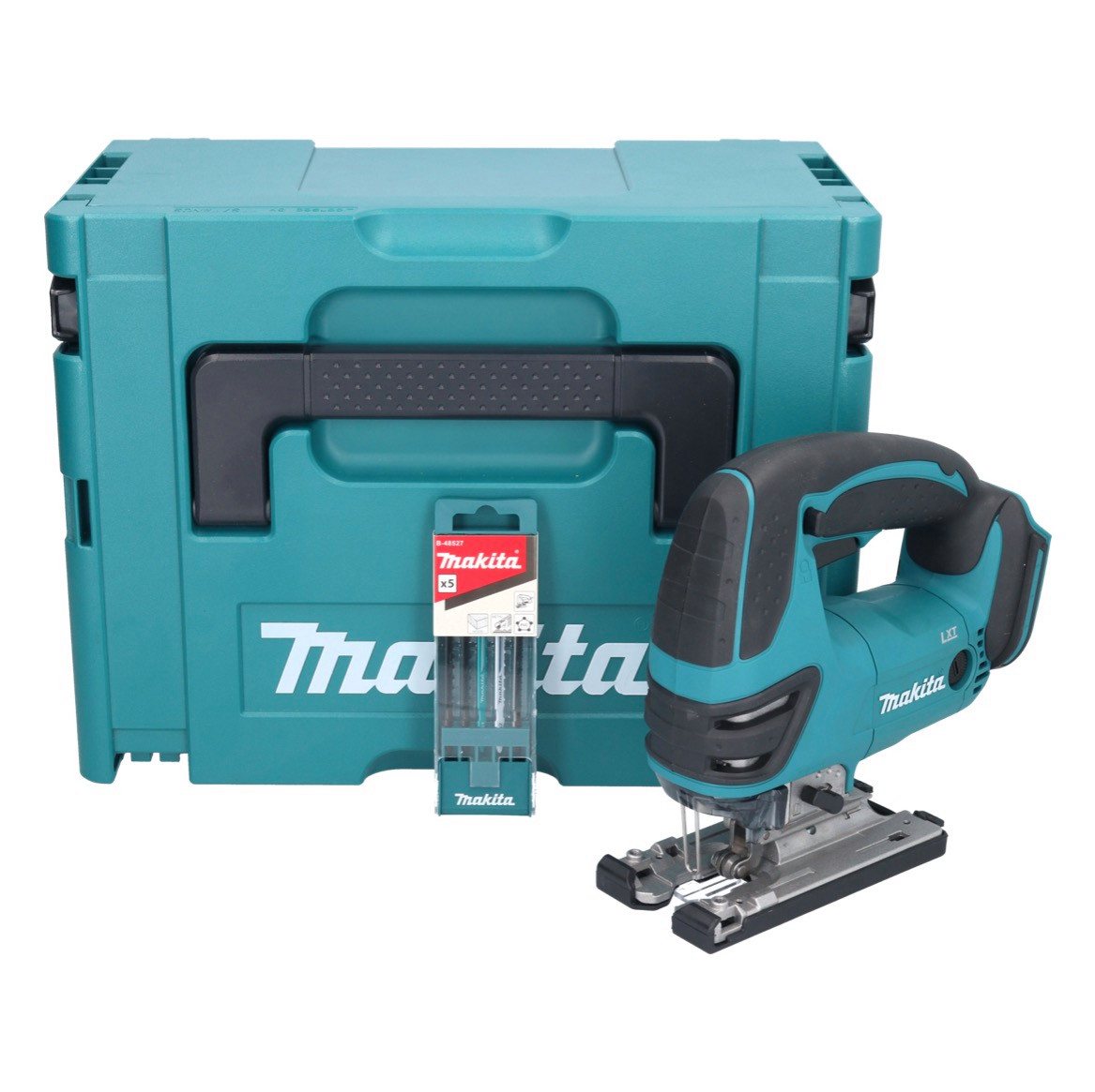 Thumbnail - Makita Stichsäge DJV 180 ZJ Akku Stichsäge 18 V + 5 tlg. Stichsägeblatt Set + Makpac -