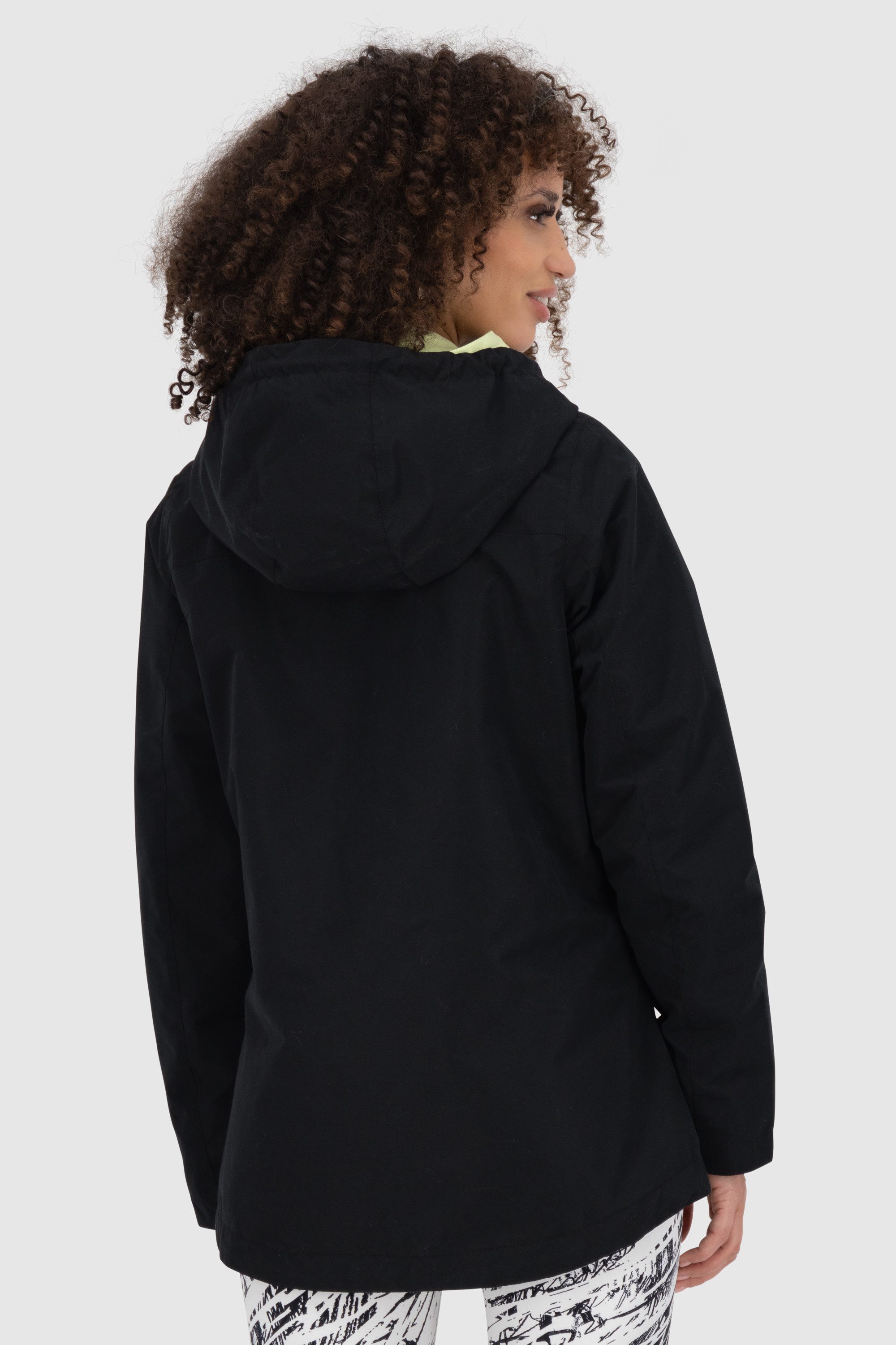 Alife & Kickin Outdoorjacke LilouAKA leichte, taillierte Übergangsjacke mit verstellbarer Kapuze