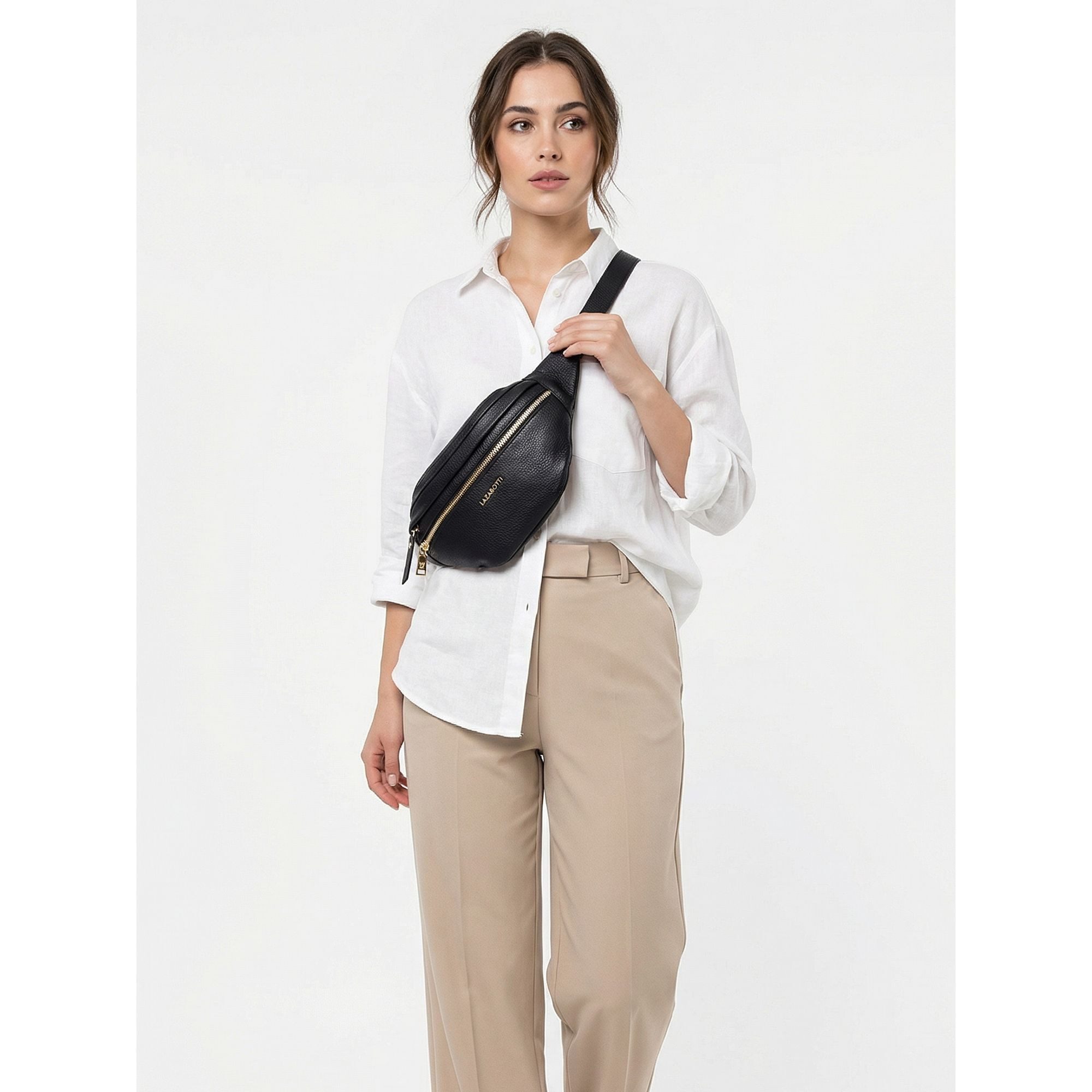 Lazarotti Gürteltasche Bologna Leather, Leder