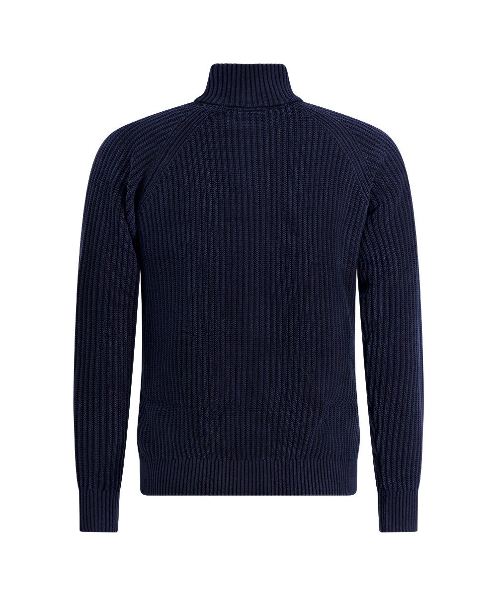 Pioneer Authentic Jeans Troyer Knit 1/1 Troyer in Strick-Optik – Bild 3 von 5