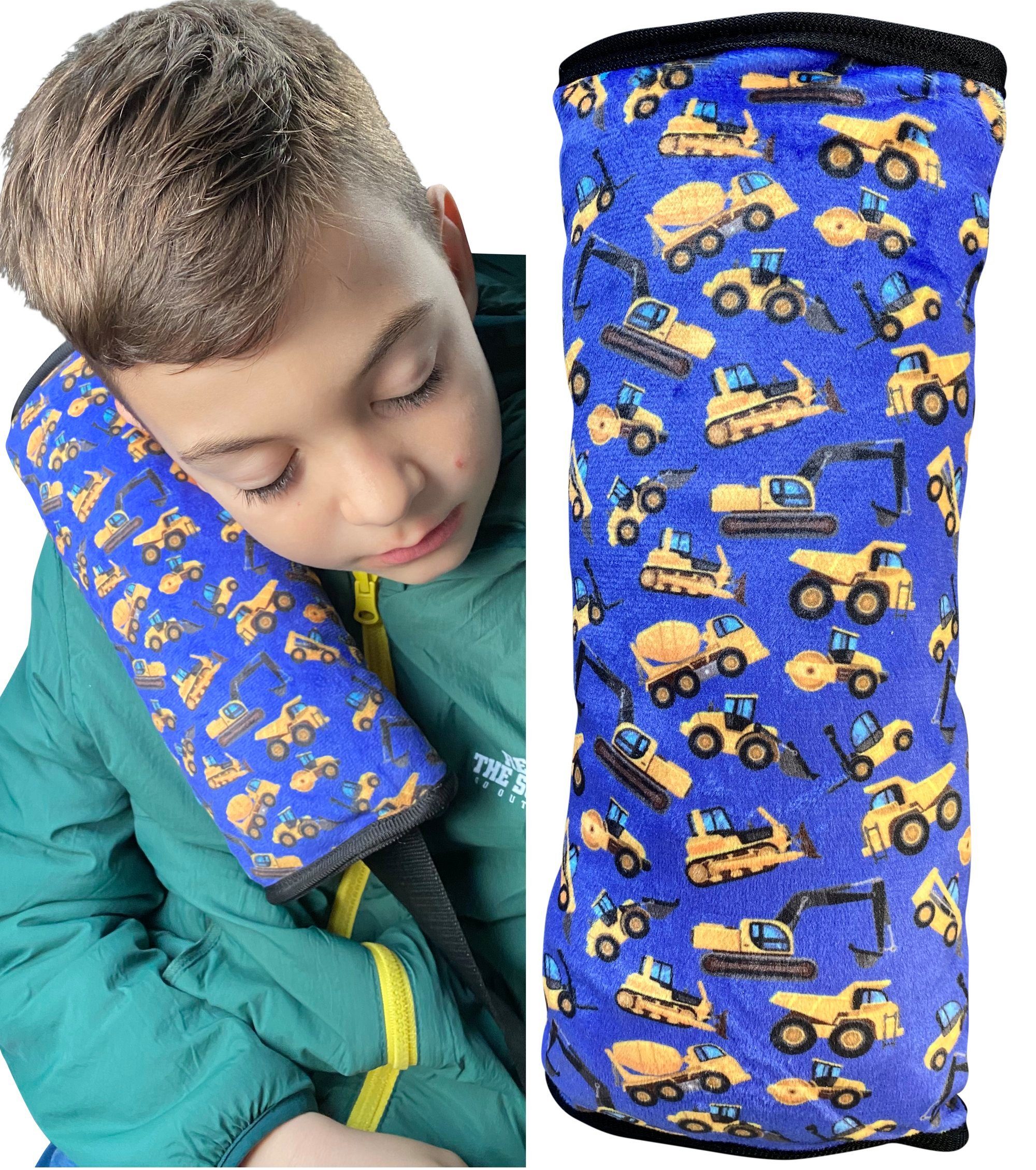 HECKBO Schlafkissen Auto Schlafkissen Baufahrzeuge Motiv für Kinder Mädchen günstig online kaufen