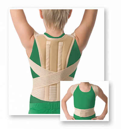 MedTex Rückenbandage Kinder Körperhaltung Korrektor Reklinator Gurt Rücken Halter MT2005 Gr, Körperhaltung