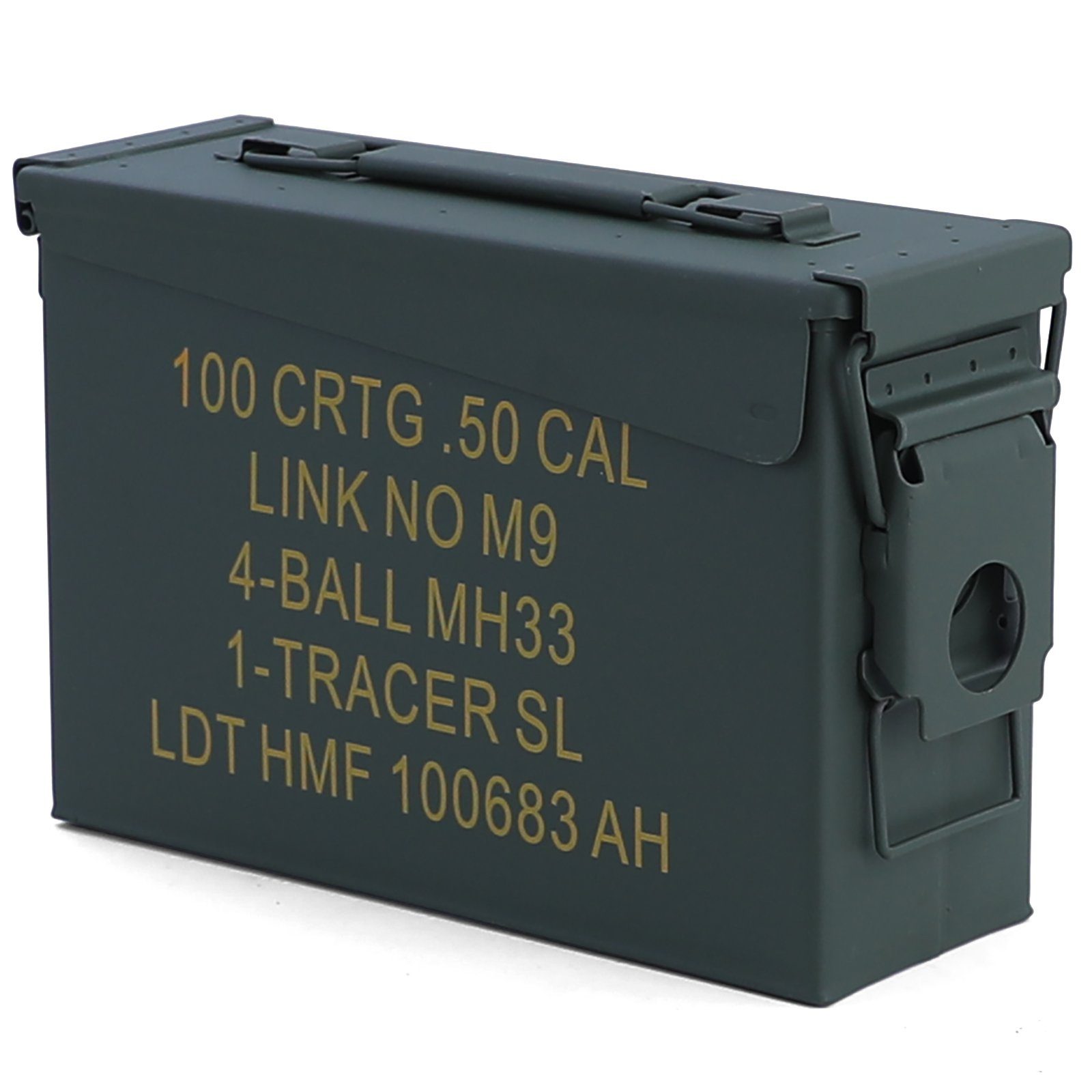 Aufbewahrungsbox Munitionskiste Ammo Box Metallkiste Transport 275x97x185mm grün