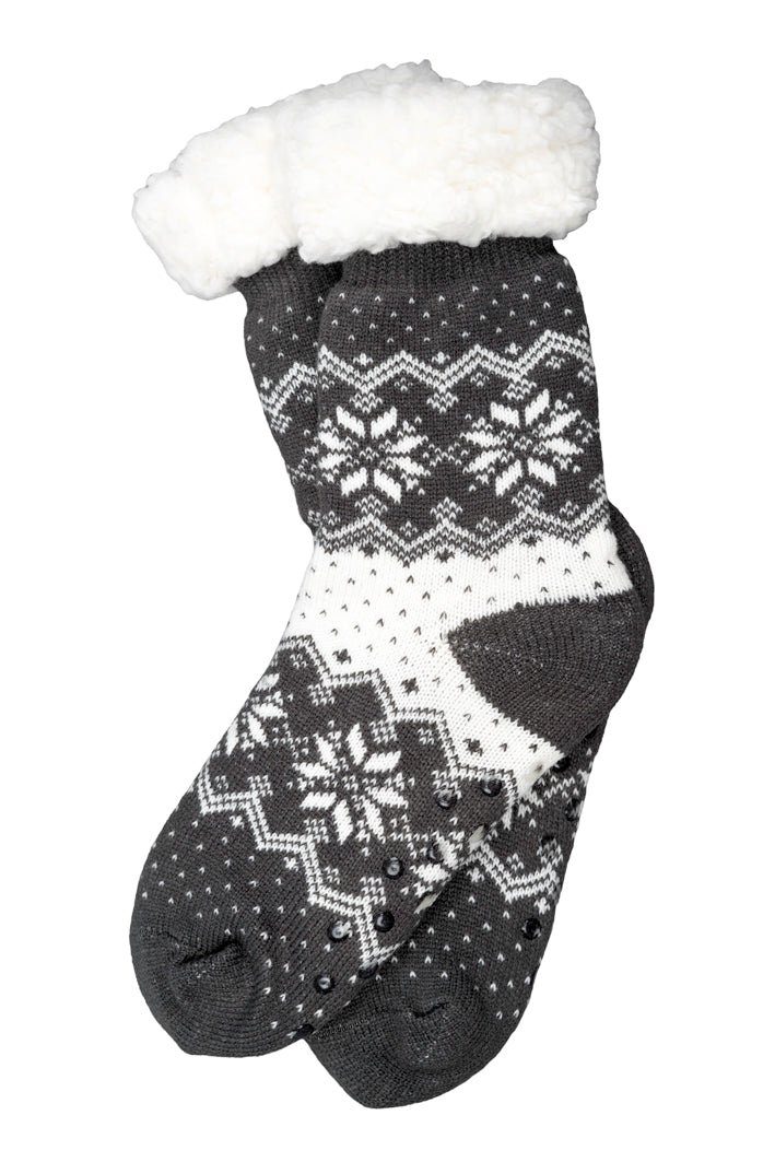 Beauty Thinxx Norwegersocken Hüttensocken wahre für Dein "Oslo" 2 Winter Antistress-Accessoire Socken) (1 Wohlfühlmomente. Anthrazit Set
