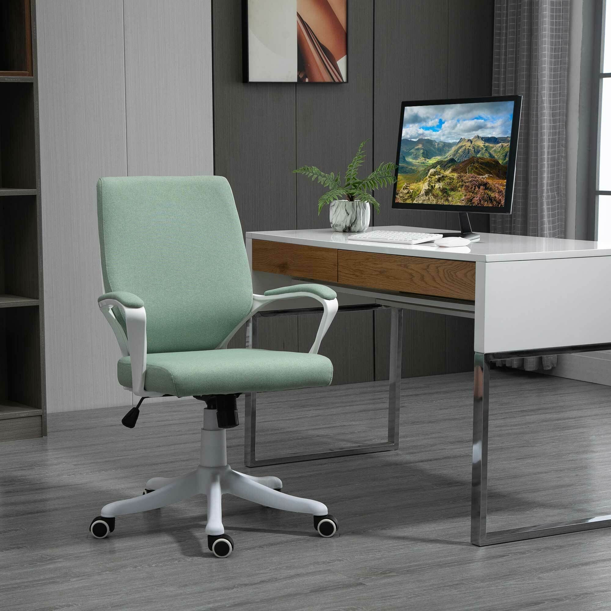 Schreibtischstuhl | Vinsetto grün/weiß grün/weiß Bürostuhl