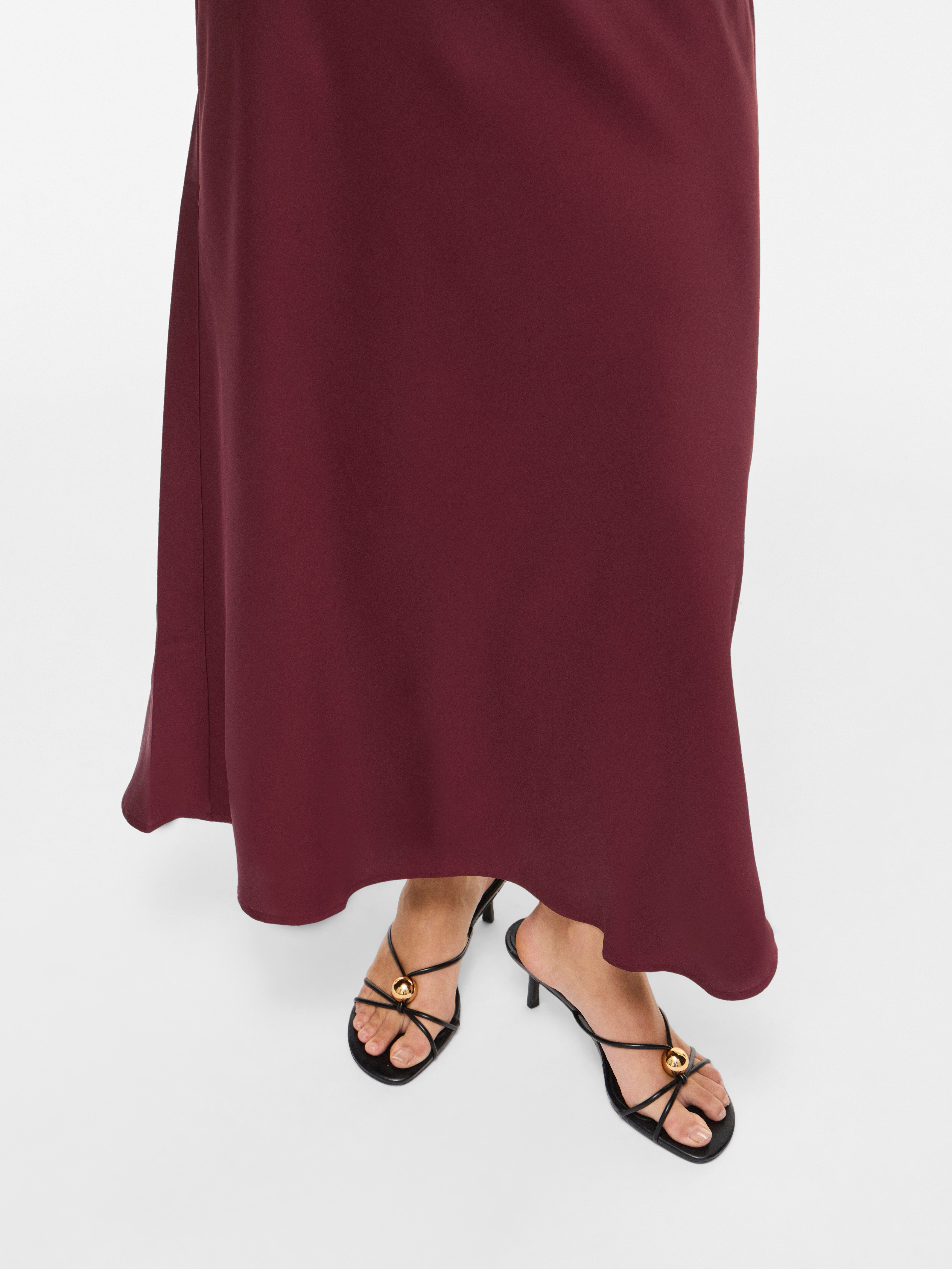 Vila Maxirock VIELLETTE HW LONG SKIRT - NOOS Kunstfaser