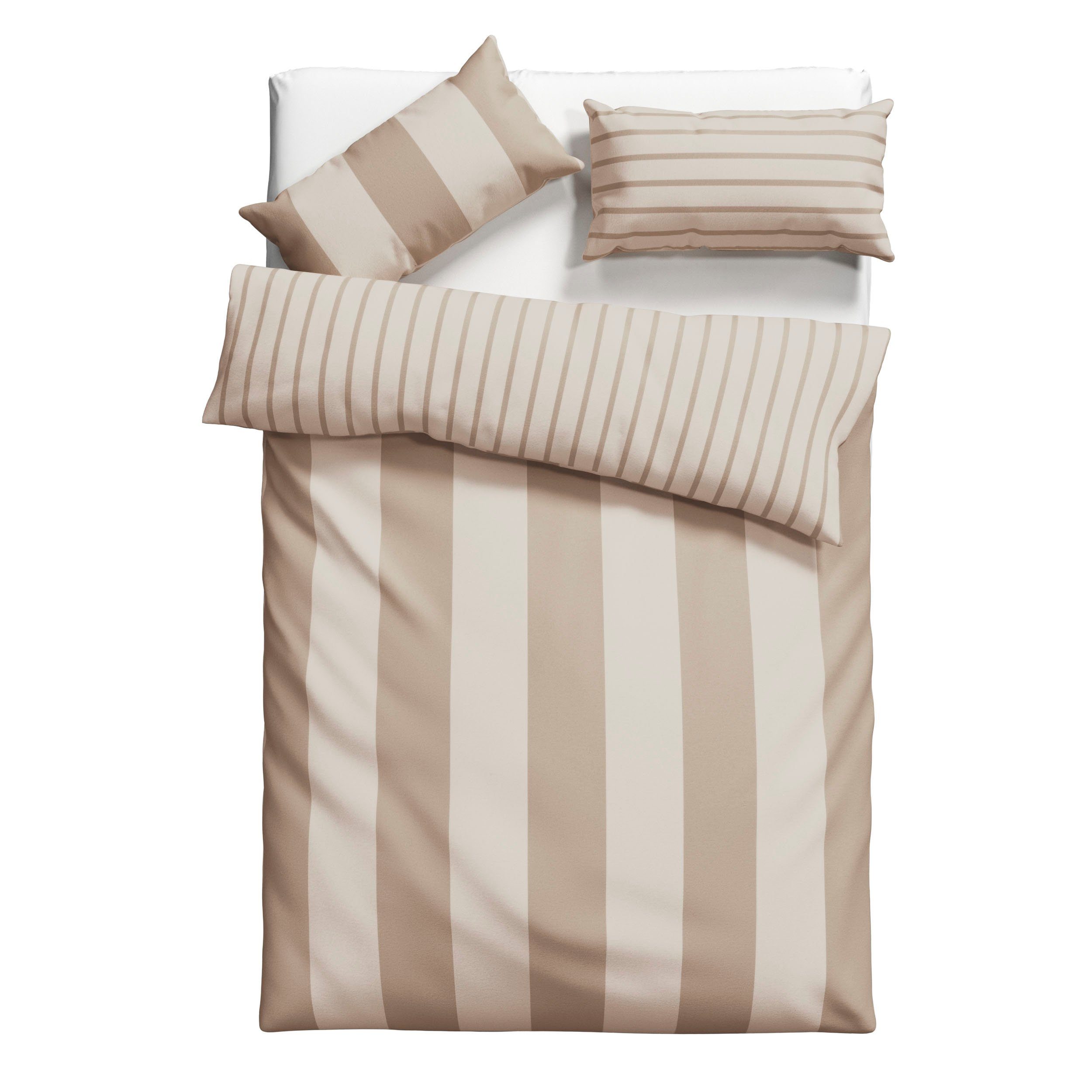 Home affaire Bettwäsche Sari, Flanell, 2 teilig, in verschiedenen Qualitäte günstig online kaufen