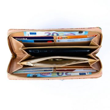 LK Trend & Style Geldbörse aus weichem Kork in Weboptik (Wenn Qualität, Nachhaltigkeit und herausragender Stil gleichrangig sind, erfüllt diese Brieftasche alle Kriterien), Stil braucht kein Leder
