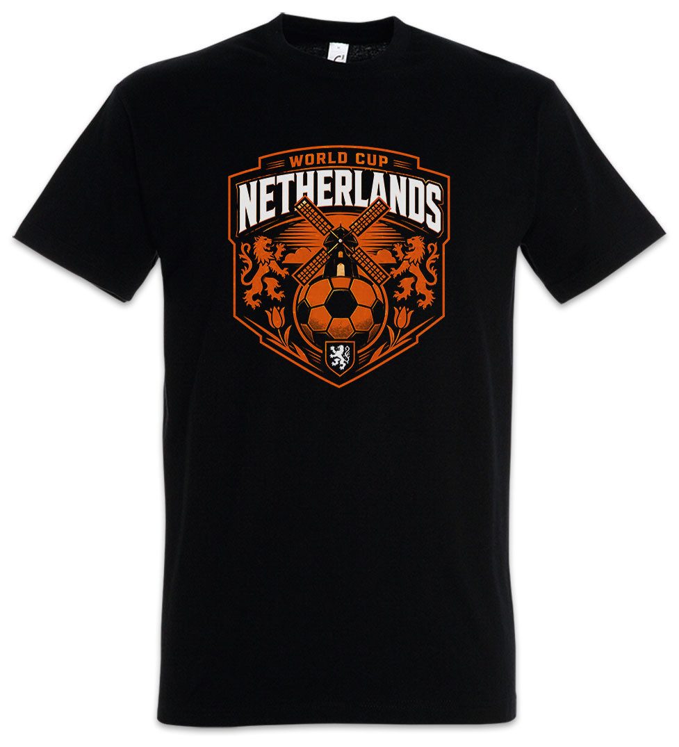 Urban Backwoods Print-Shirt Team Netherlands 2 Herren T-Shirt Niederlande Holland Orange Army (1-tlg) Oranje Fußball WM Soccer