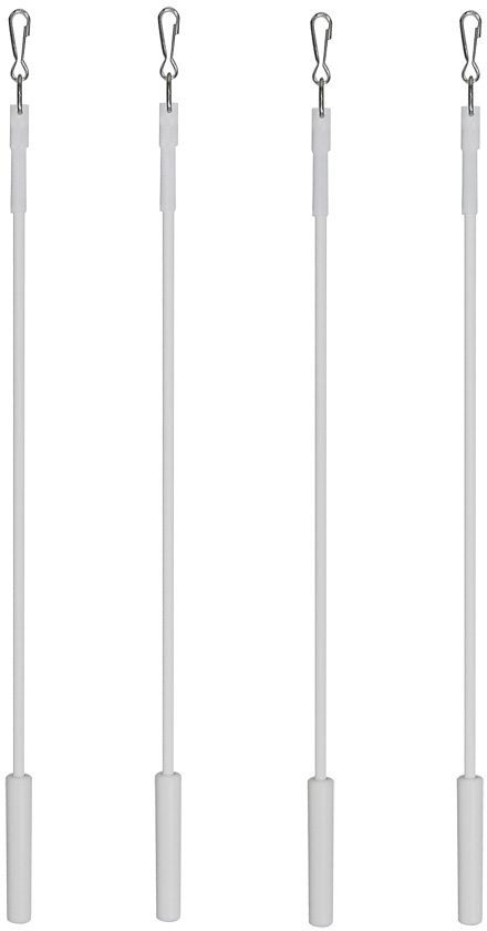 indeko Schleuderstab, Gardinen, Schiebevorhänge, (Set, 4-St), im Fixmaß günstig online kaufen