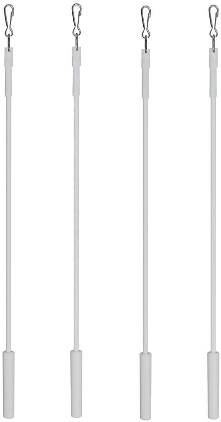 Schleuderstab, indeko, Gardinen, Schiebevorhänge, (Set, 4-St), im Fixmaß