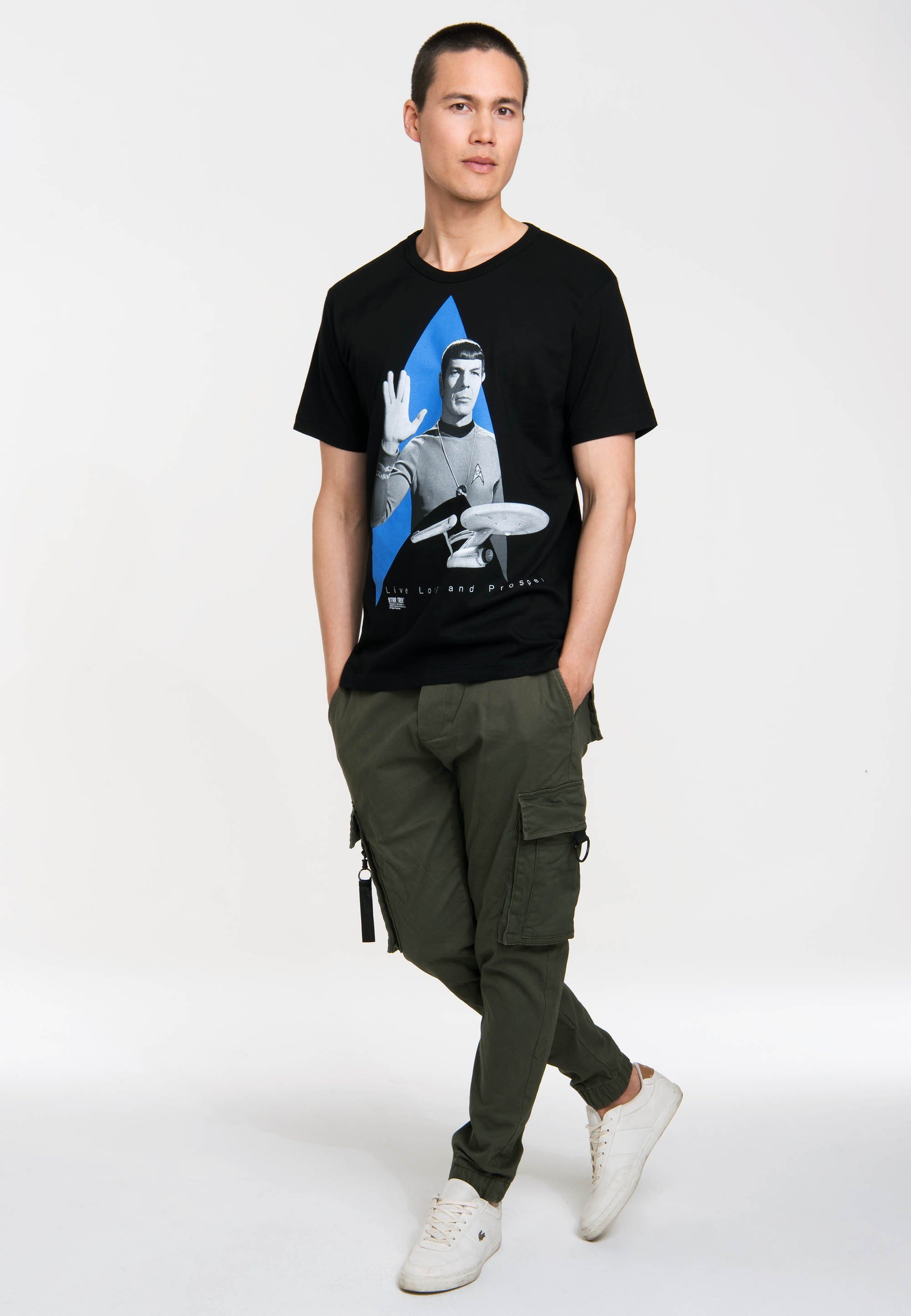 LOGOSHIRT coolem mit Spock Frontdruck T-Shirt