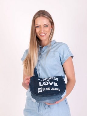 Sendoro Shop Umhängetasche JEANS UNIKAT UMHÄNGETASCHE LOVE