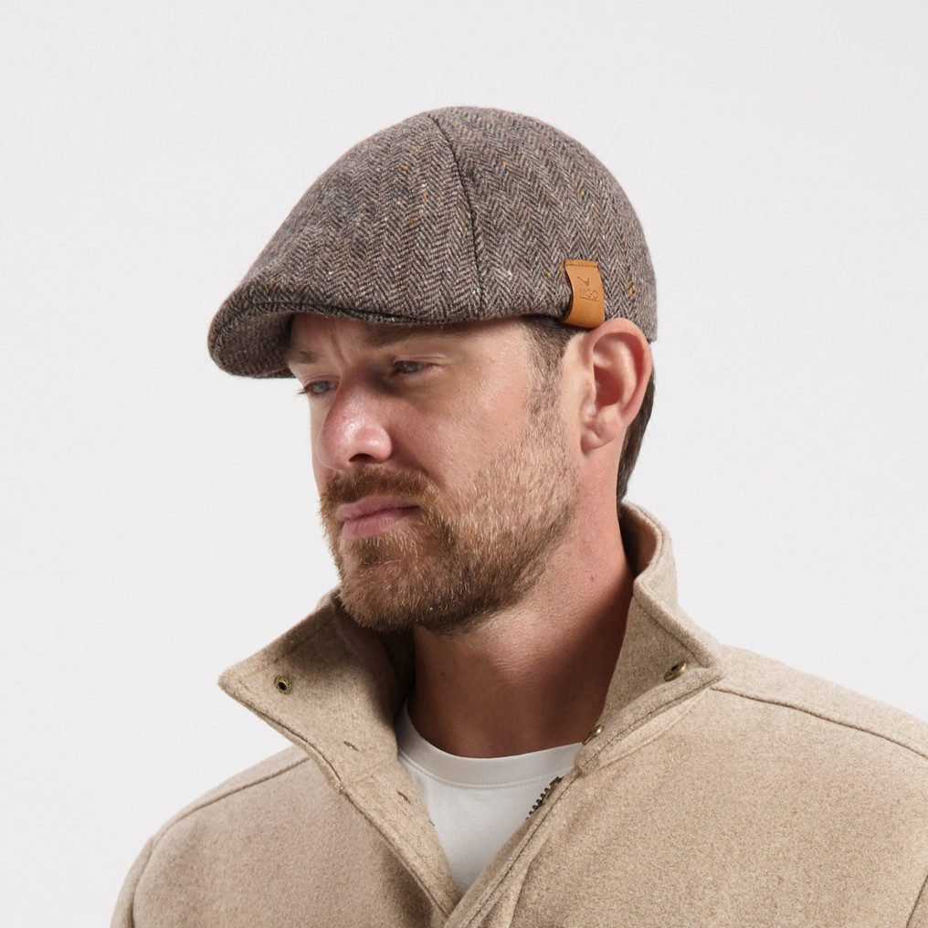 MGO Schiebermütze MGO Milo Cap Men Brown 60