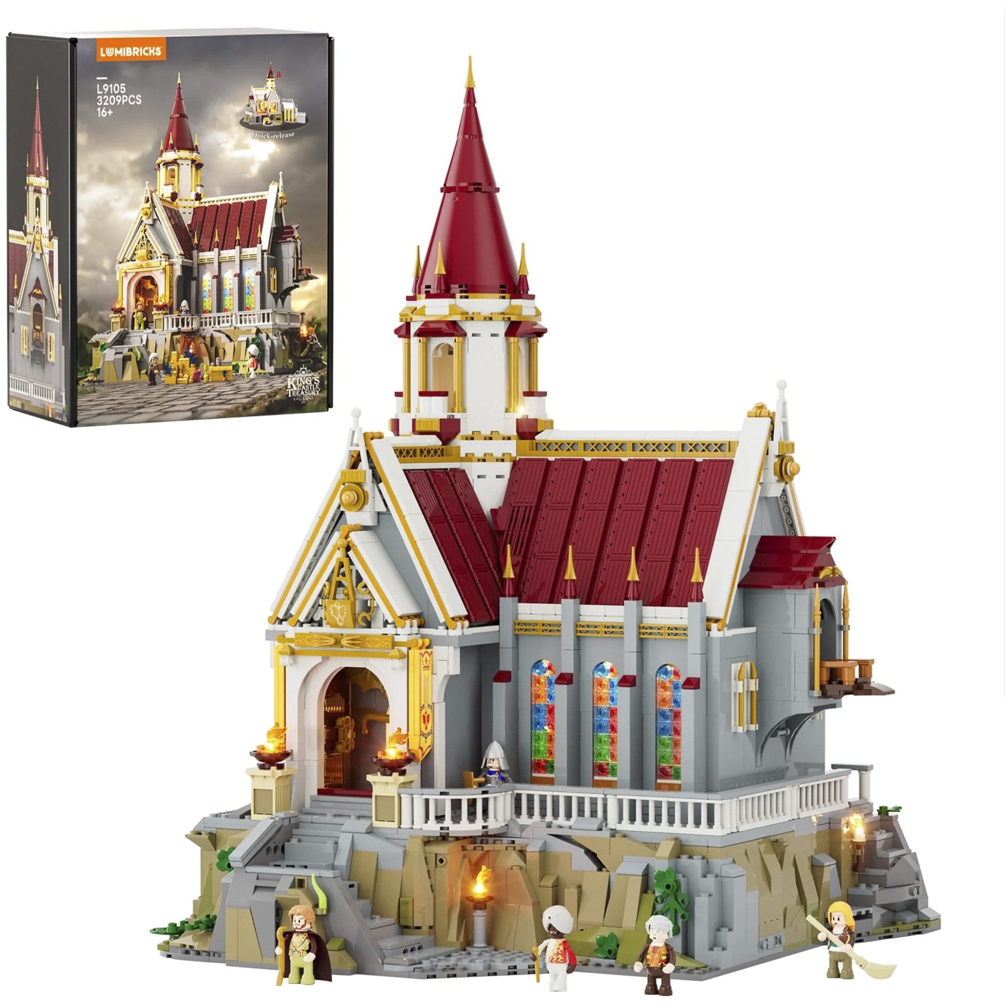 Lumibricks Lumibricks Schatzkammer des Königsschlosses, Spielbausteine