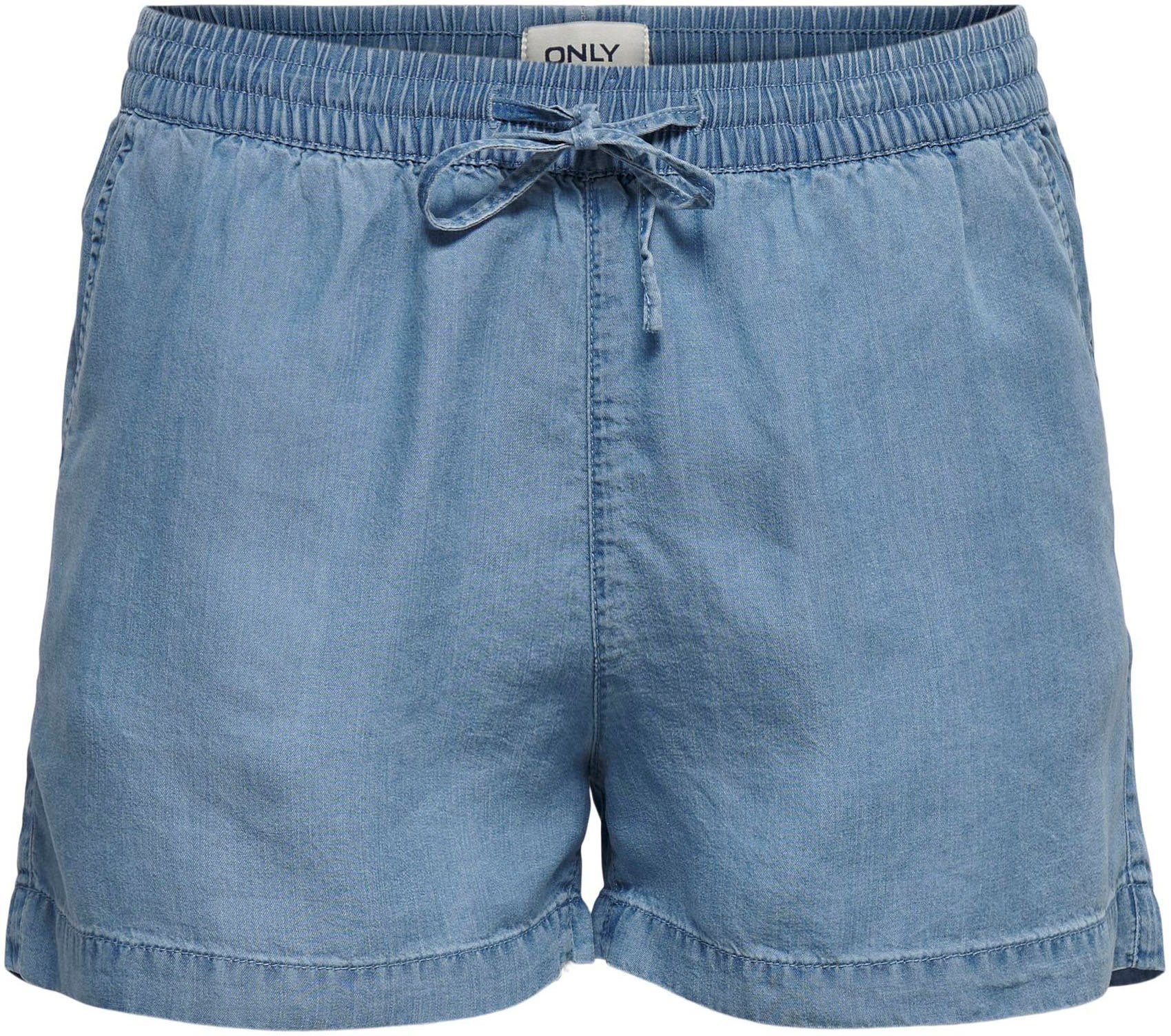 ONLY Shorts ONLPEMA – Shorts mit elastischem Bund für lässigen Jeanslook Lyocell, relaxed fit. € 20,99