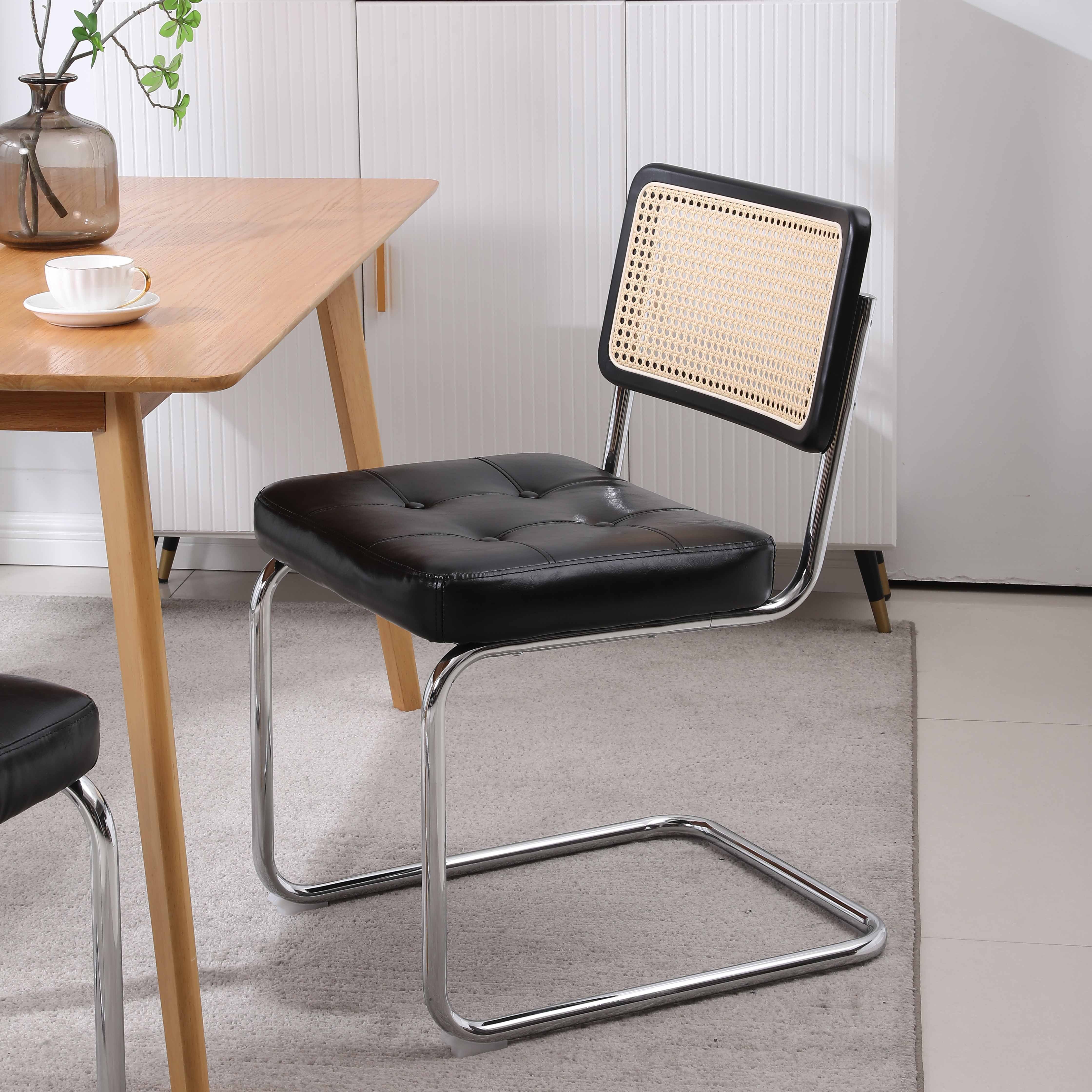 OKWISH Esszimmerstuhl Polsterstuhl Küchenstuhl (Akzentstühle Rattan Esszimm günstig online kaufen