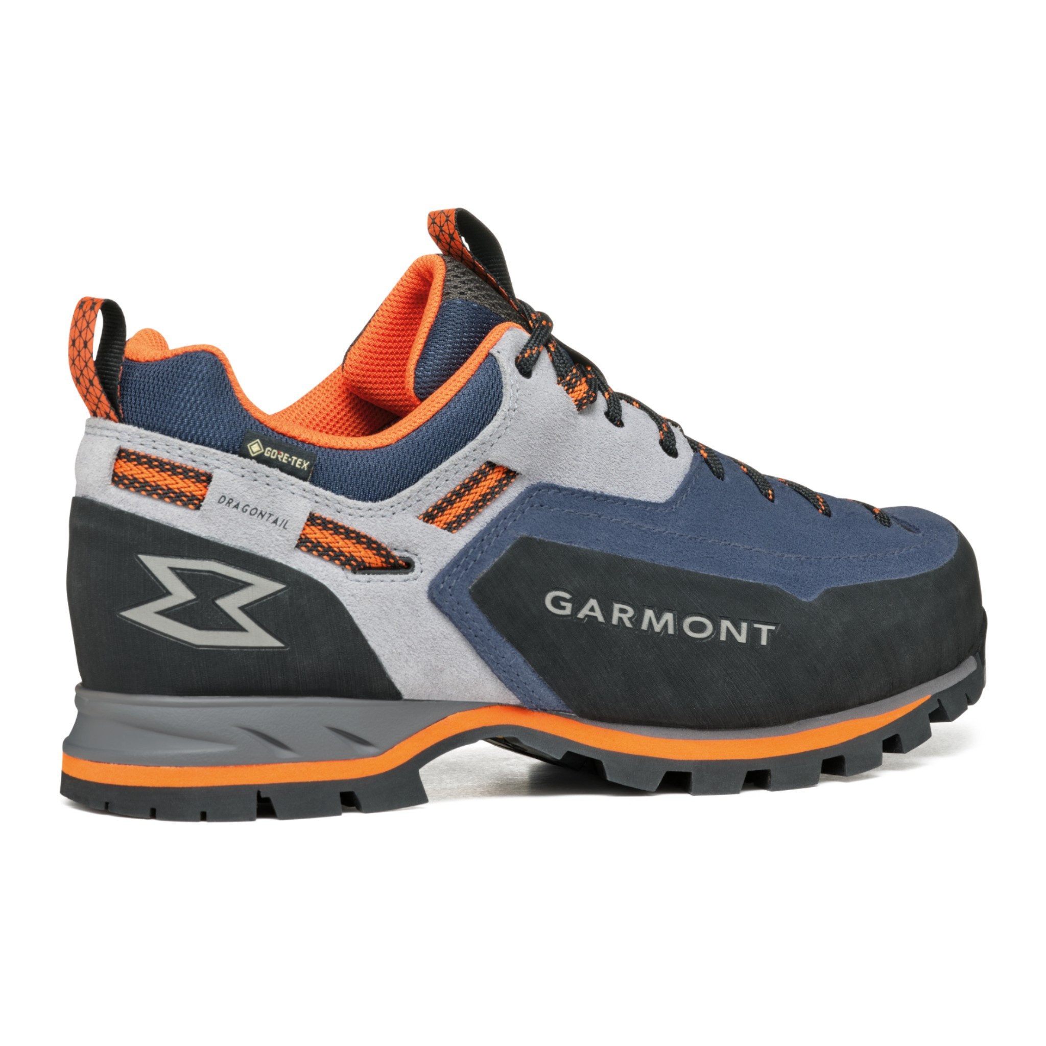 Garmont Dragontail MNT Evo GTX (Veloursleder, wasserdicht, Zustieg) blau/grau Wanderschuh
