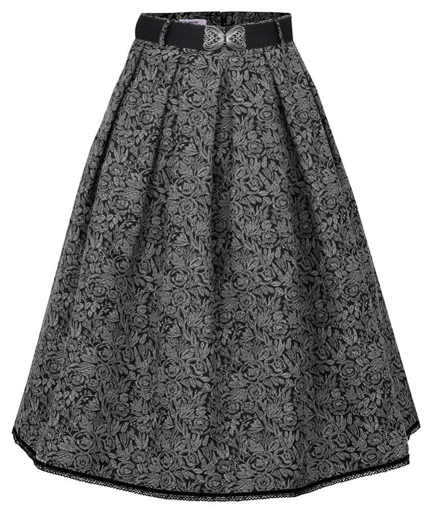 MarJo Trachtenrock Trachtenrock Halsbach schwarz