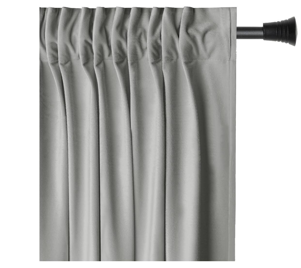 AmeliaHome Gardine Gardine Kräuselband Vorhang VerdunkelndSamt Textil Multi günstig online kaufen