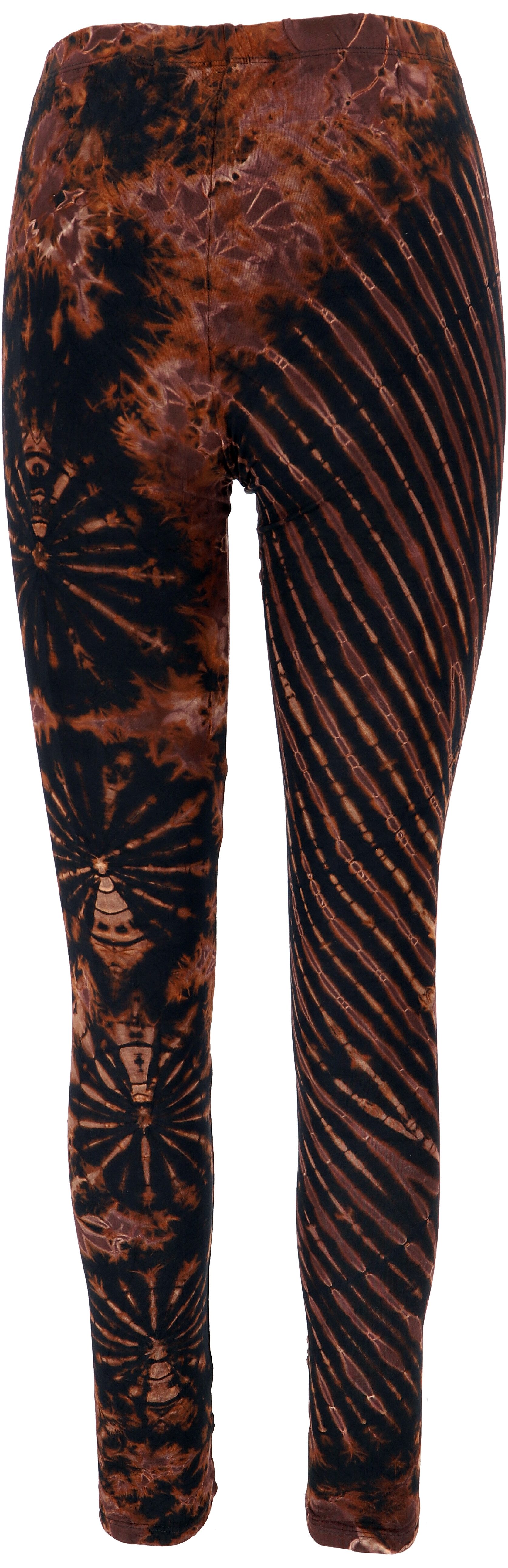 Guru-Shop Hose & Shorts Unikat Batik Damen Leggings, Stretch Hose für.. alternative Bekleidung
