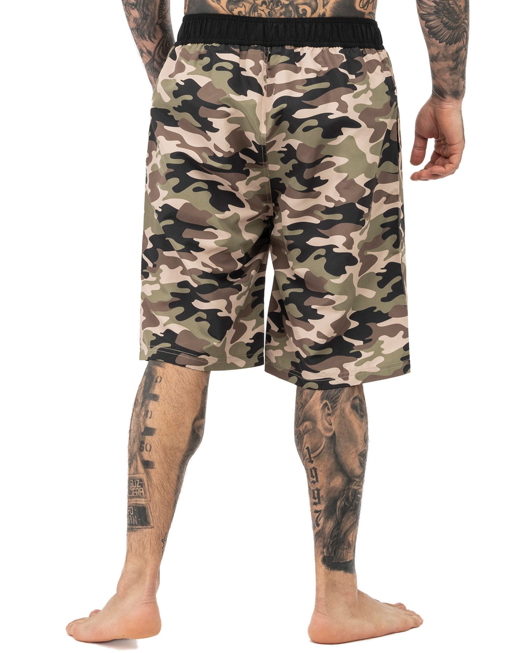 Lonsdale Badeshorts Lonsdale Beachshort Ballymena auffälliges Camouflage-Design