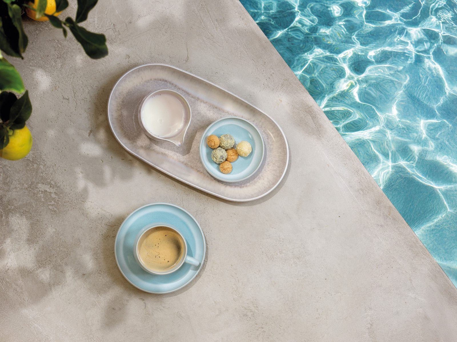 like. by Villeroy & Boch Untertasse Perlemor Aqua Espressountertasse 12cm