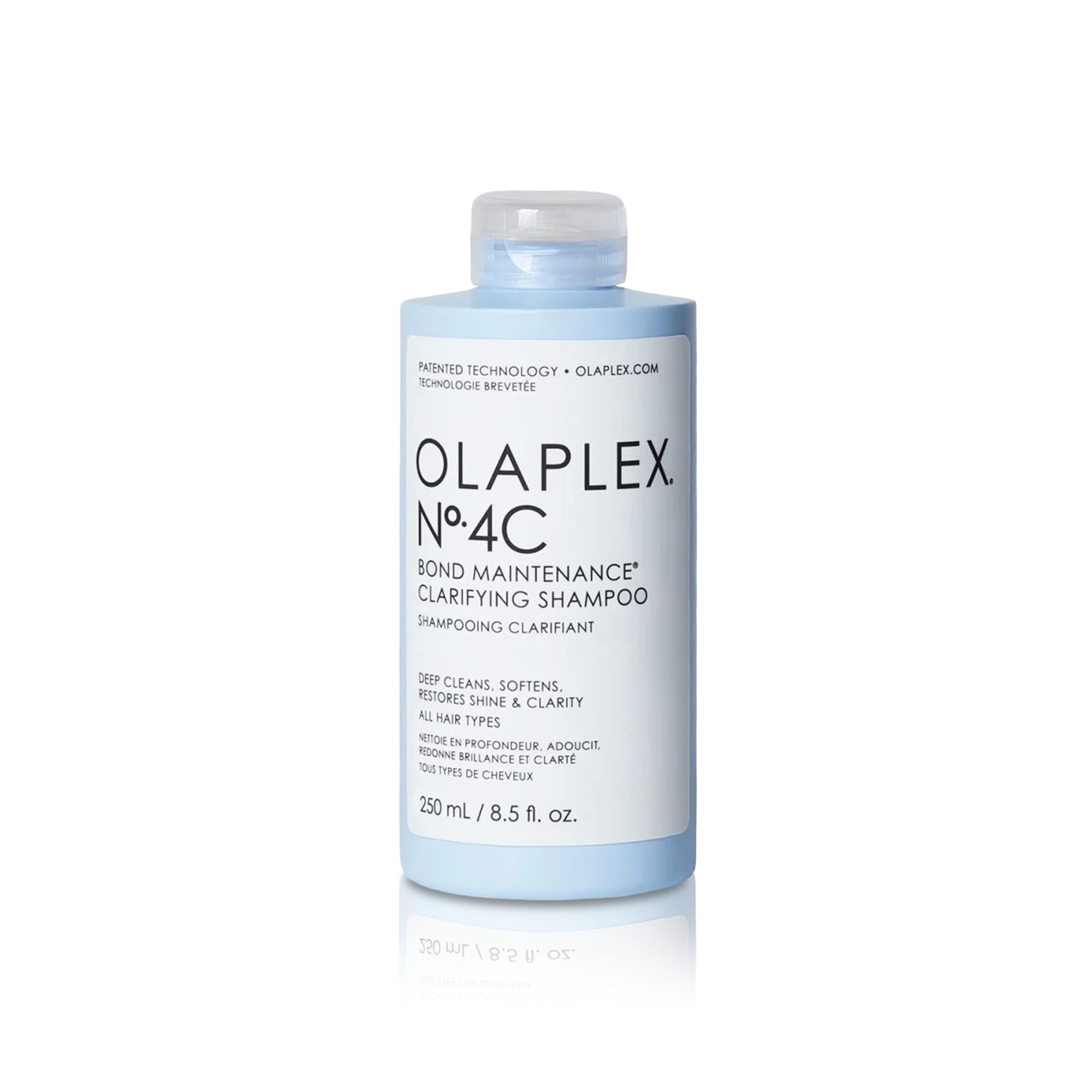 Olaplex Haarshampoo Olaplex No.4C Bond Maintenance Clarifying Shampoo 250ml – Tiefenreinig, 1-tlg., Reduziert Haarbruch sichtbar bereits nach wenigen Anwendungen