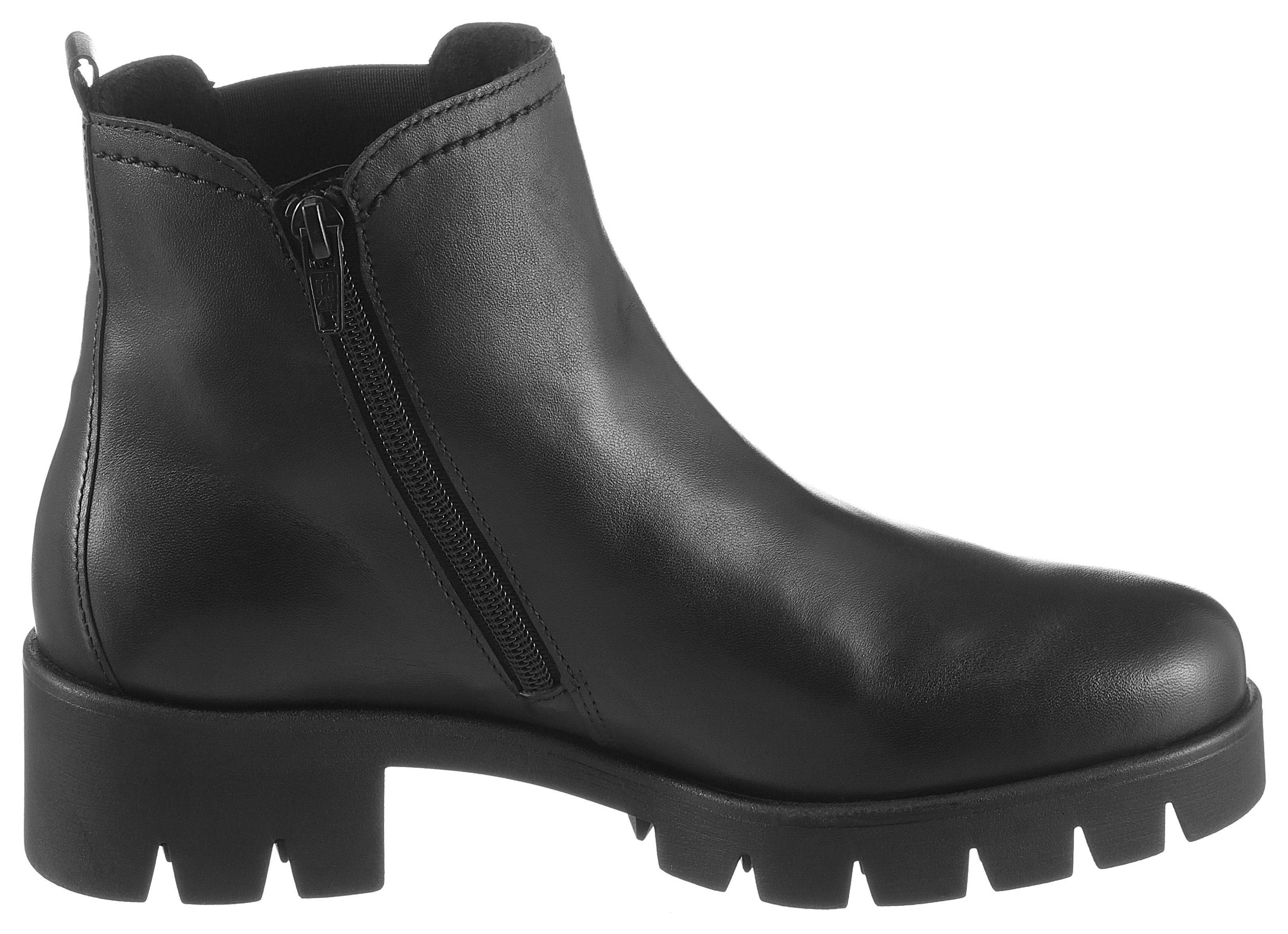 Gabor Chelseaboots, Plateau, Herbstboots, Stiefelette mit angesagter Profilsohle