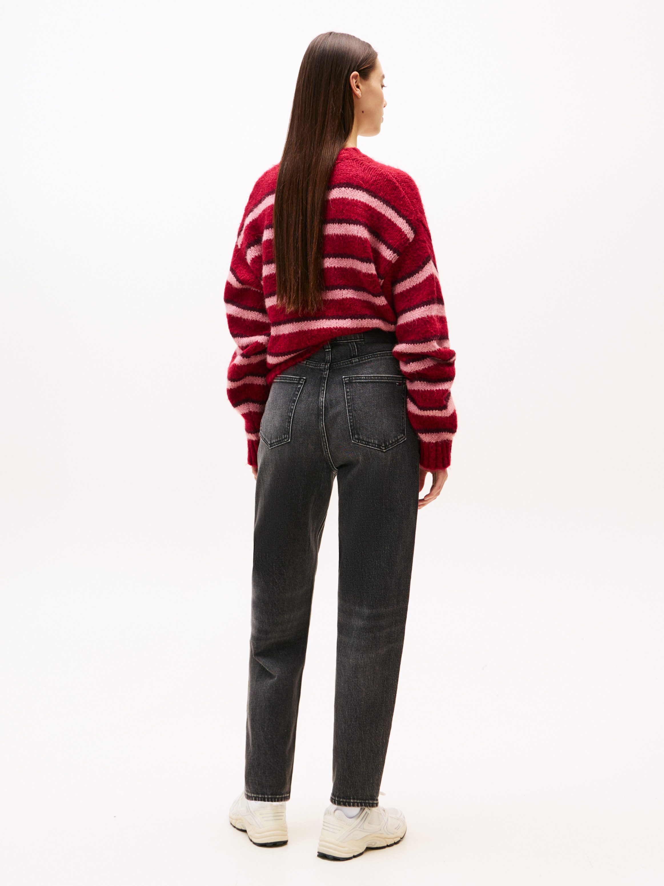 Tommy Jeans Tapered-fit-Jeans MOM JEAN UH TPR BI0187