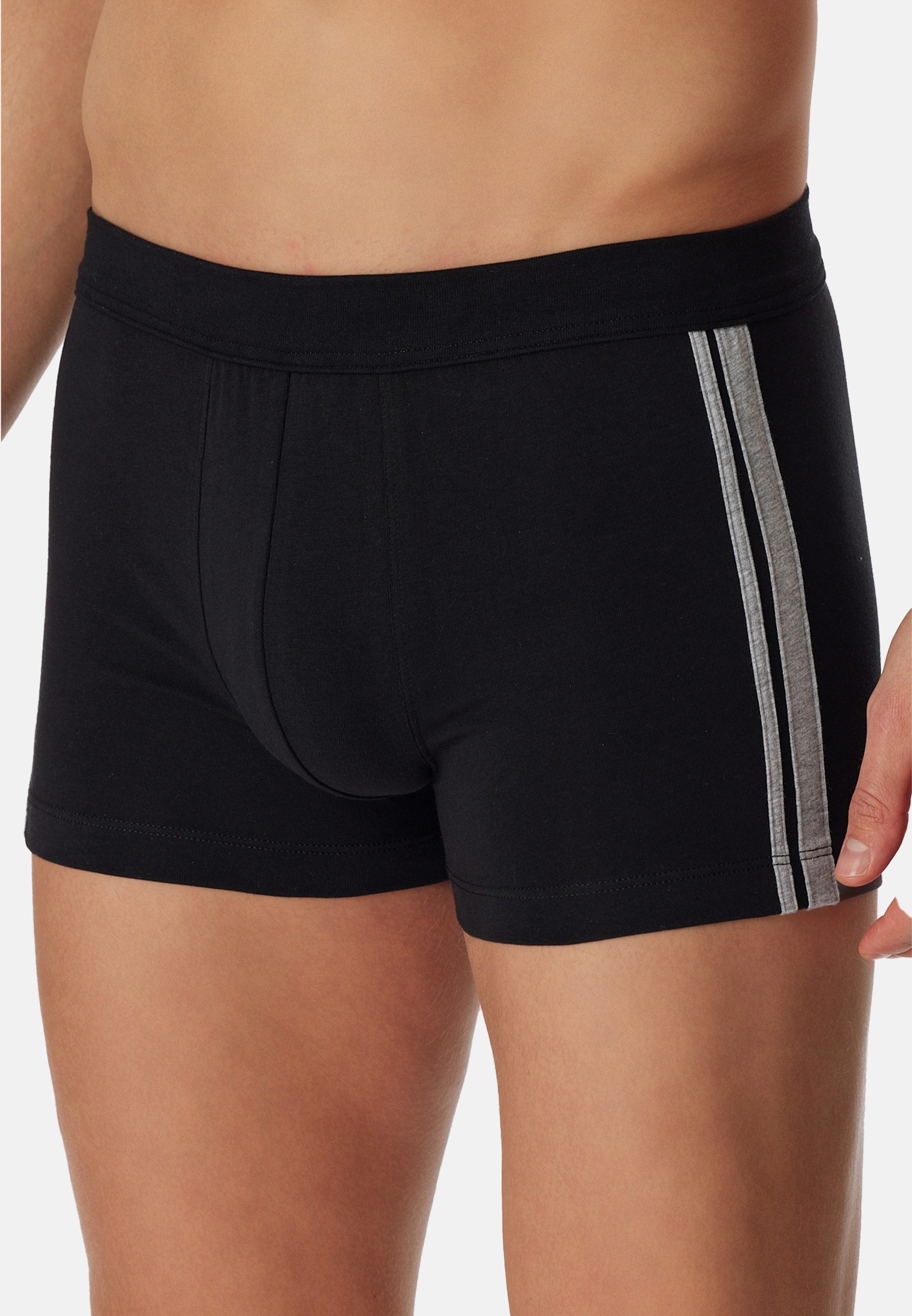 Schiesser Retro Boxer 6er Pack - 95/5 Stretch - Organic Cotton (Spar-Set, 6-St) Retro Short / Pant - Baumwolle - ohne Eingriff