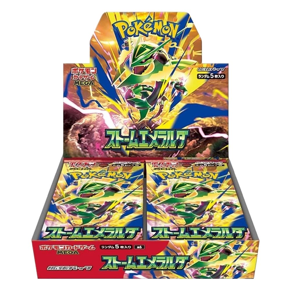 POKÉMON Sammelkarte Pokemon Storm Emeralda Booster Display M6 Japanese