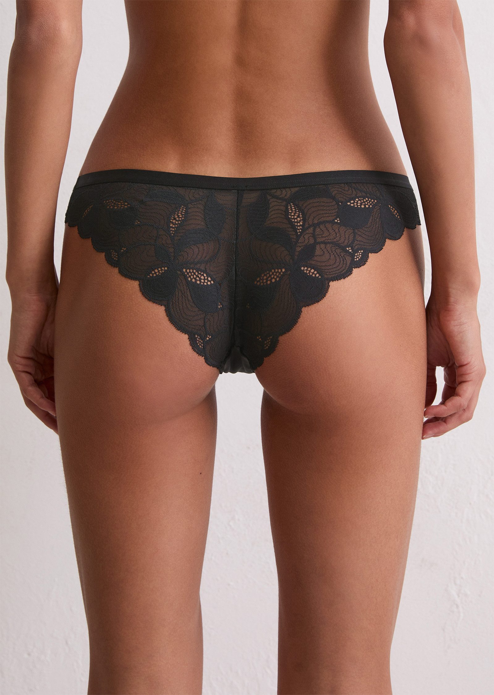 Marc O'Polo Tai-Slip Tender Lace elastisch, Microfaser, Spitze, weich, feminin, höherer Beinausschnitt