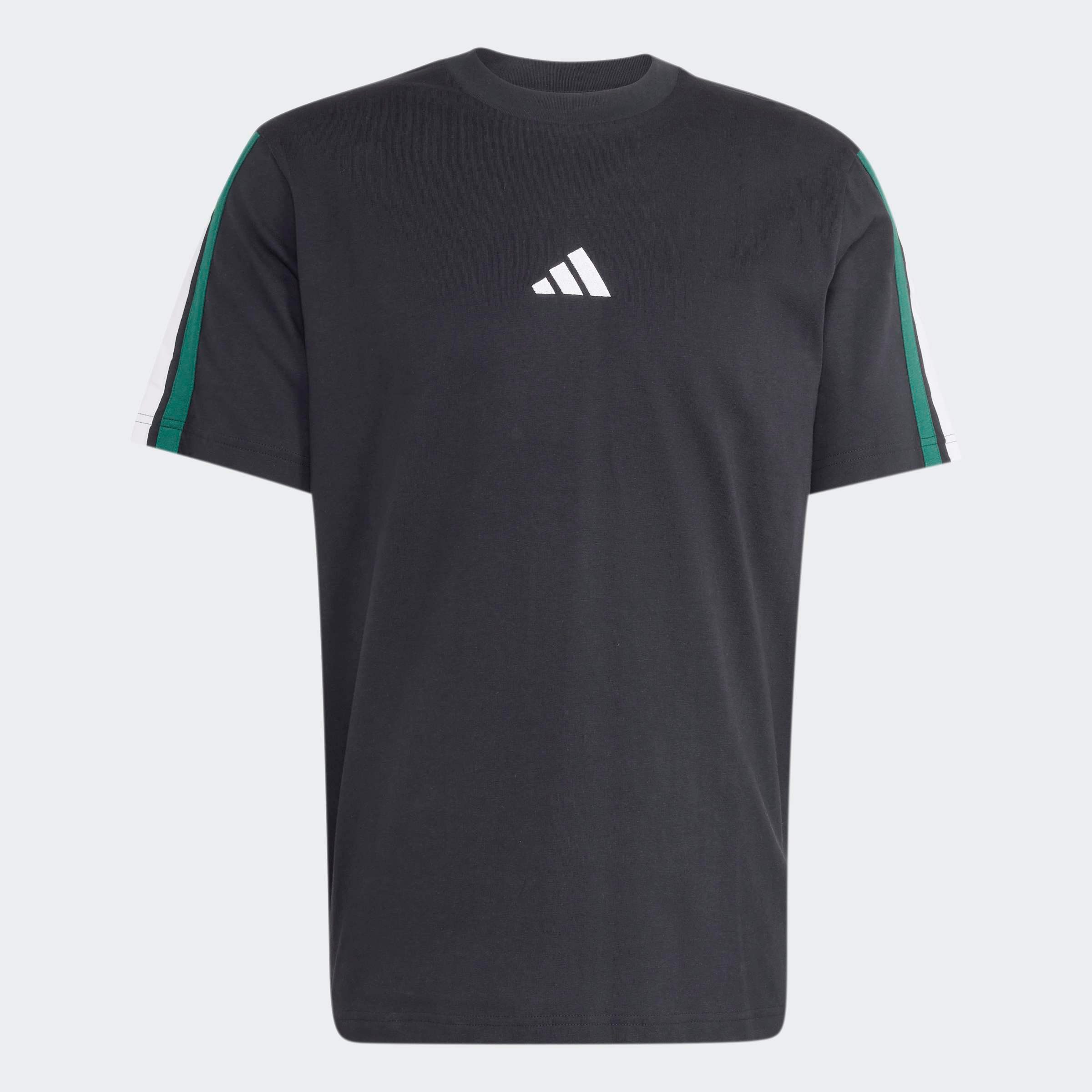 T-Shirt ESSENTIALS DREI STREIFEN, SINGLE JERSEY