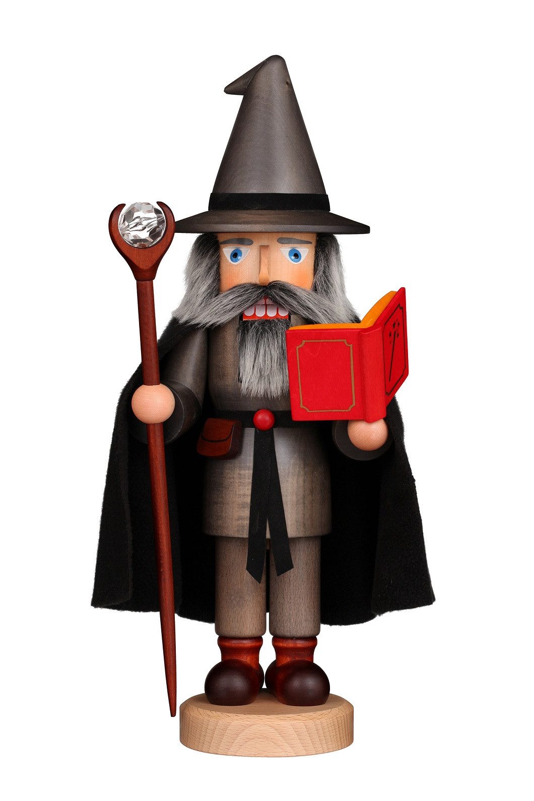 Christian Ulbricht Räuchermännchen Ulbricht Nussknacker Merlin, (1 St), Handarbeit aus dem Erzgebirge