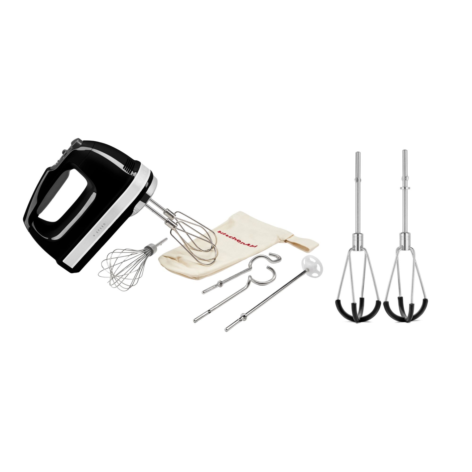 KitchenAid Handmixer KitchenAid Handrührer KHM9212 + Rührbesen mit Gummilippe