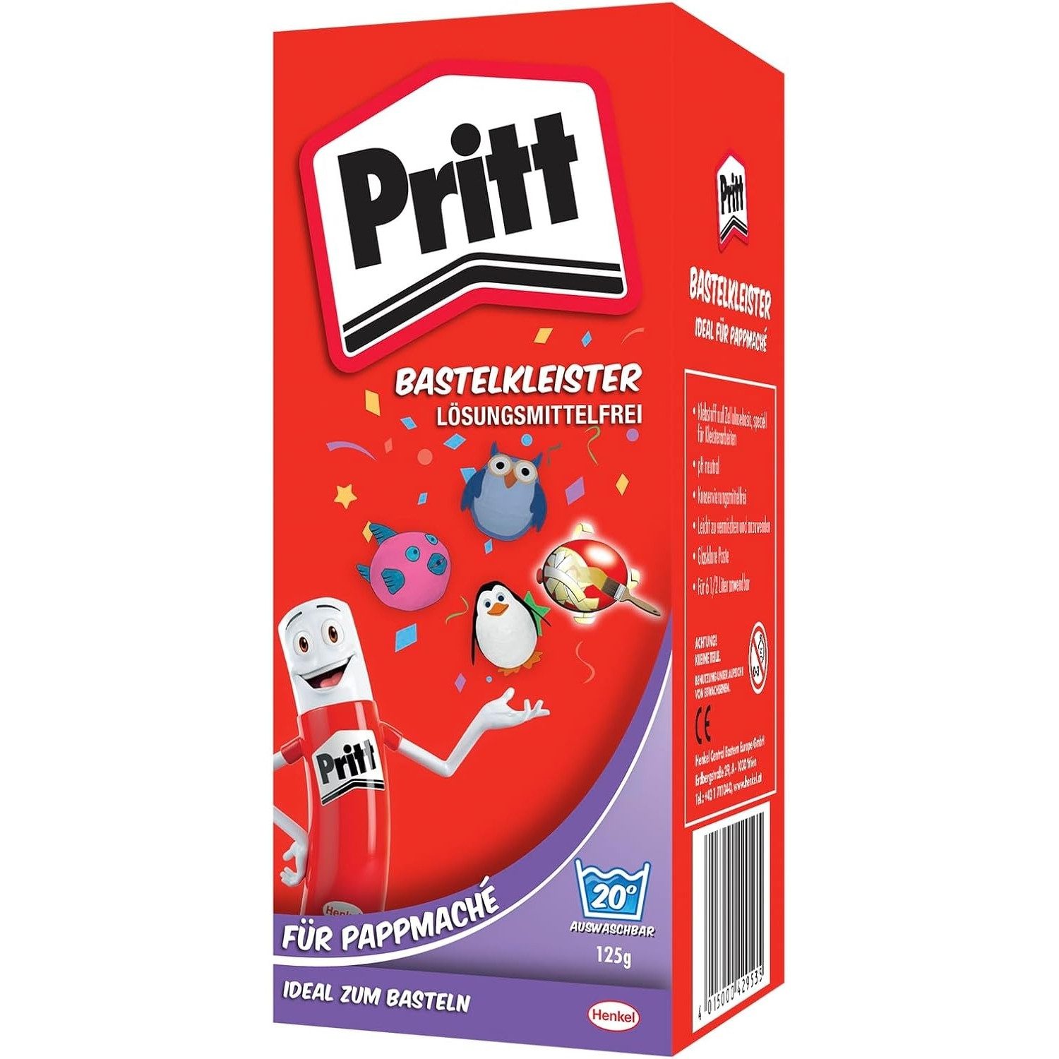 PRITT Kleister Bastelkleister Bastelmaterial Pappmache Bastelarbeiten - 125 g Pulver, (1-tlg)