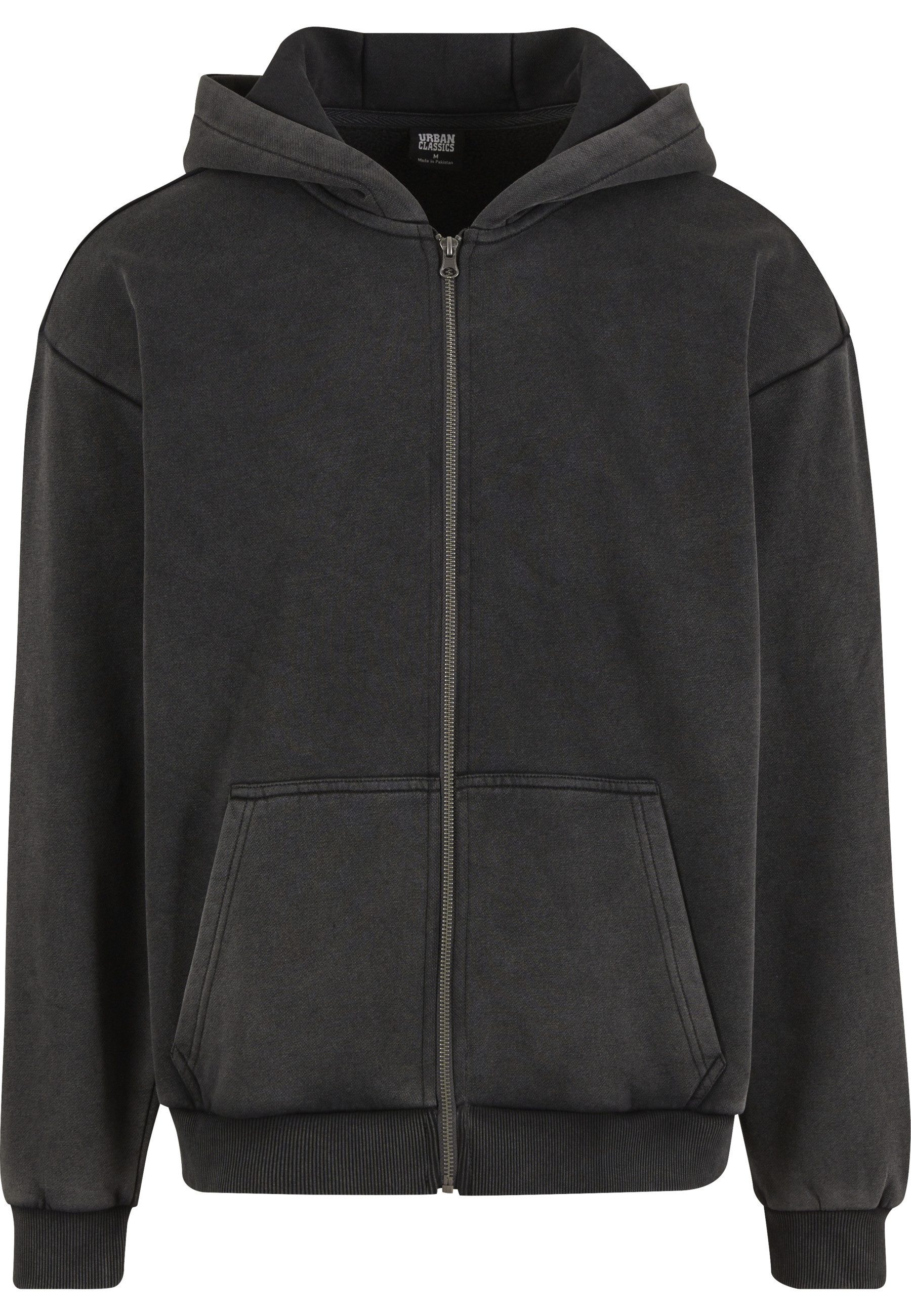 URBAN CLASSICS Sweatjacke Urban Classics Vintage Heavy Zip Hoodie