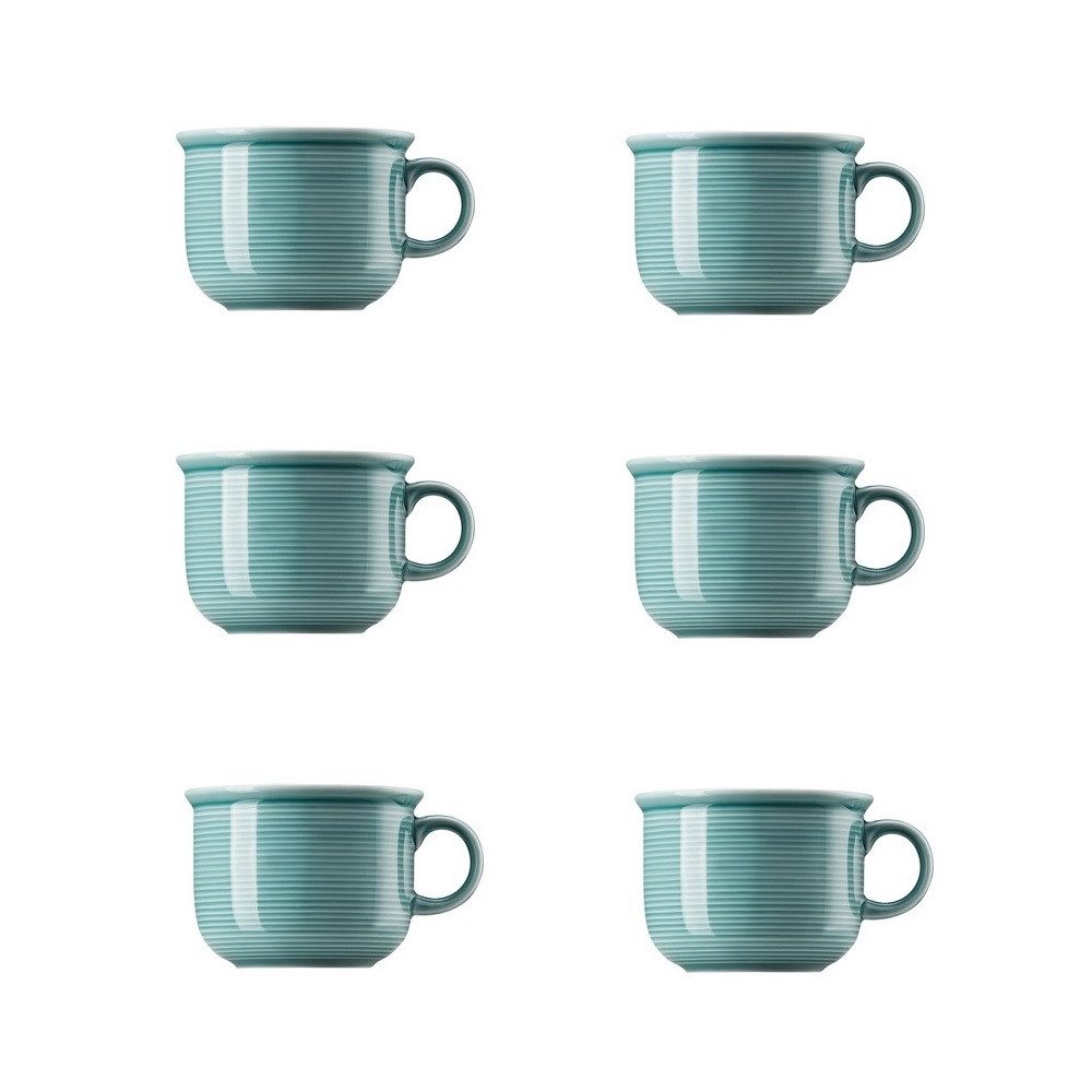 Thomas Porzellan Becher Thomas Trend Colour Ice Blue Kaffeeobertasse Zylindrisch 0,18 l 6er, Porzellan