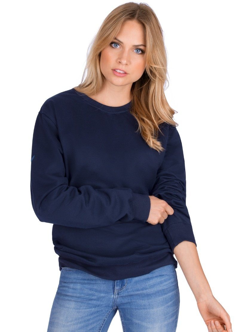 Trigema Sweatshirt TRIGEMA Sweatshirt navy | Sweatshirts