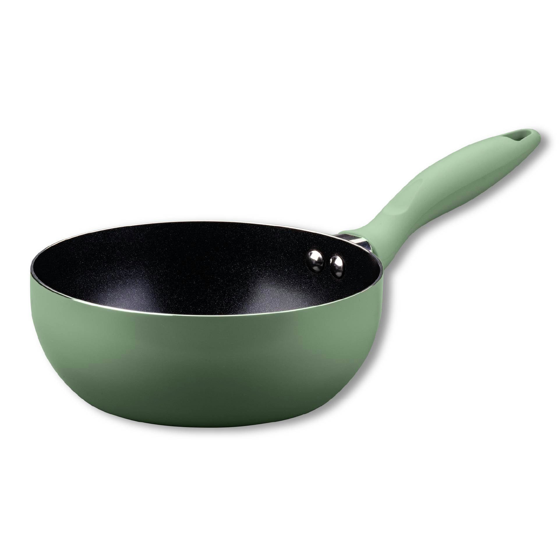 FACKELMANN Bratpfanne Mini Wokpfanne, Mini Cooking, Pfanne Ø18 cm, recyceltes Aluminium