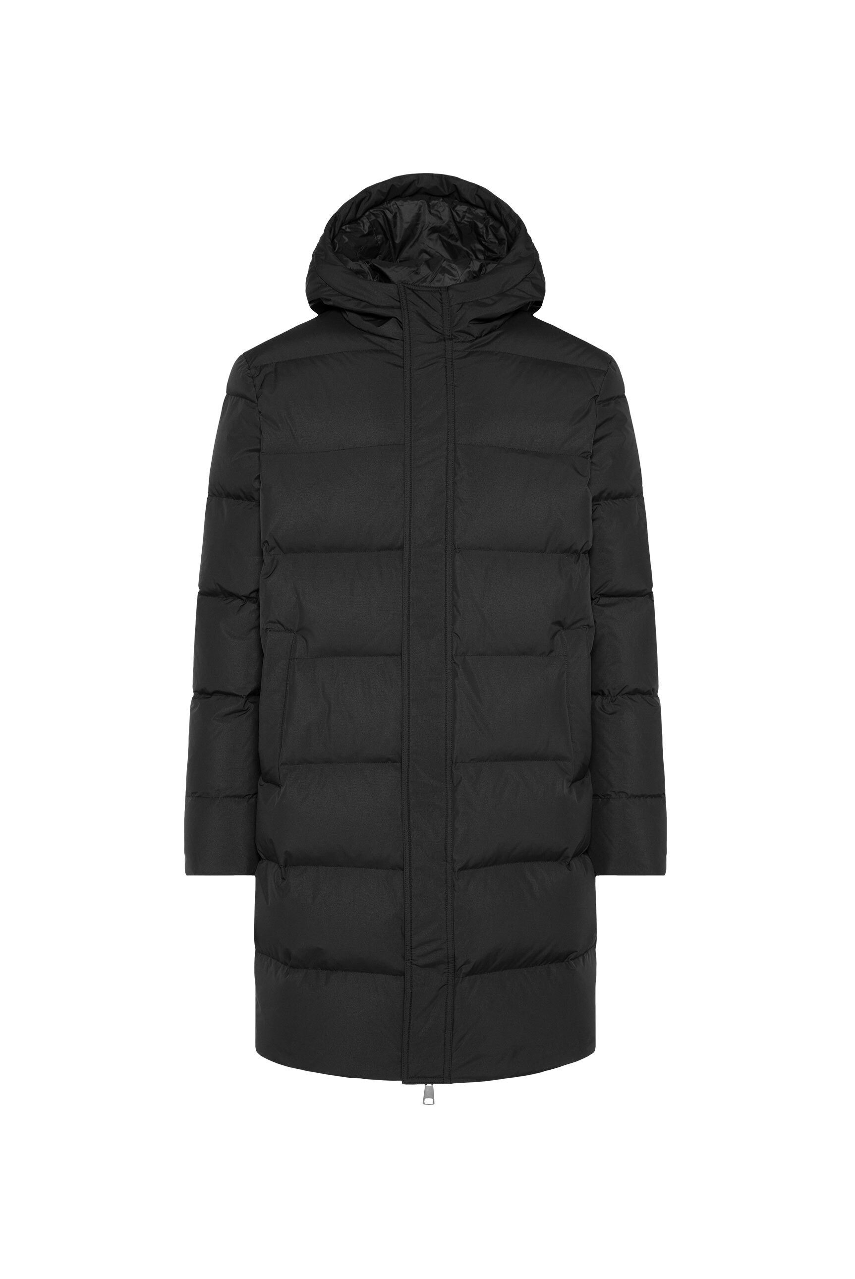 CMPD Langjacke mit hochgeschnittener Kapuze günstig online kaufen