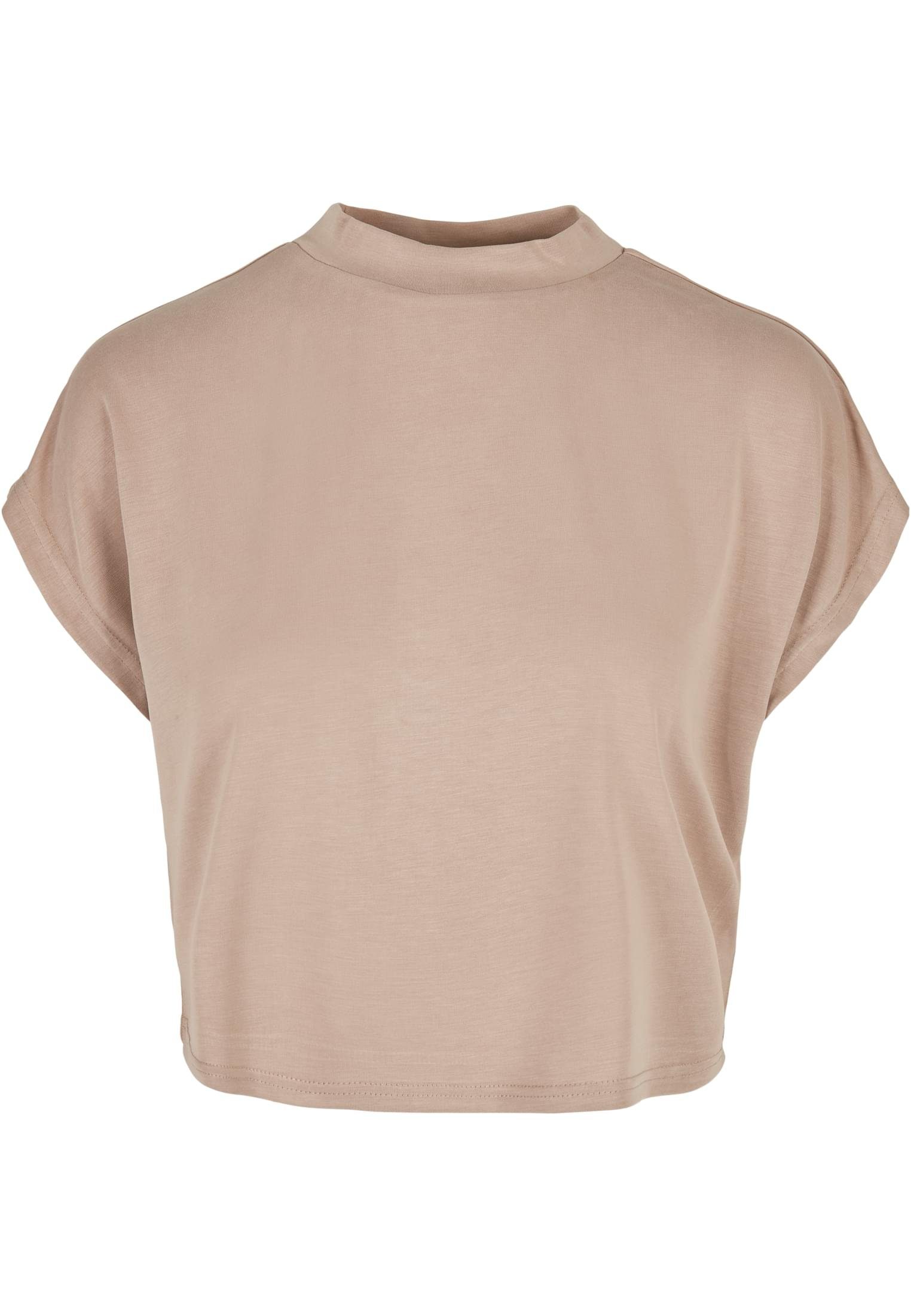 URBAN CLASSICS T-Shirt Damen Ladies Modal Short Tee (1-tlg) softtaupe