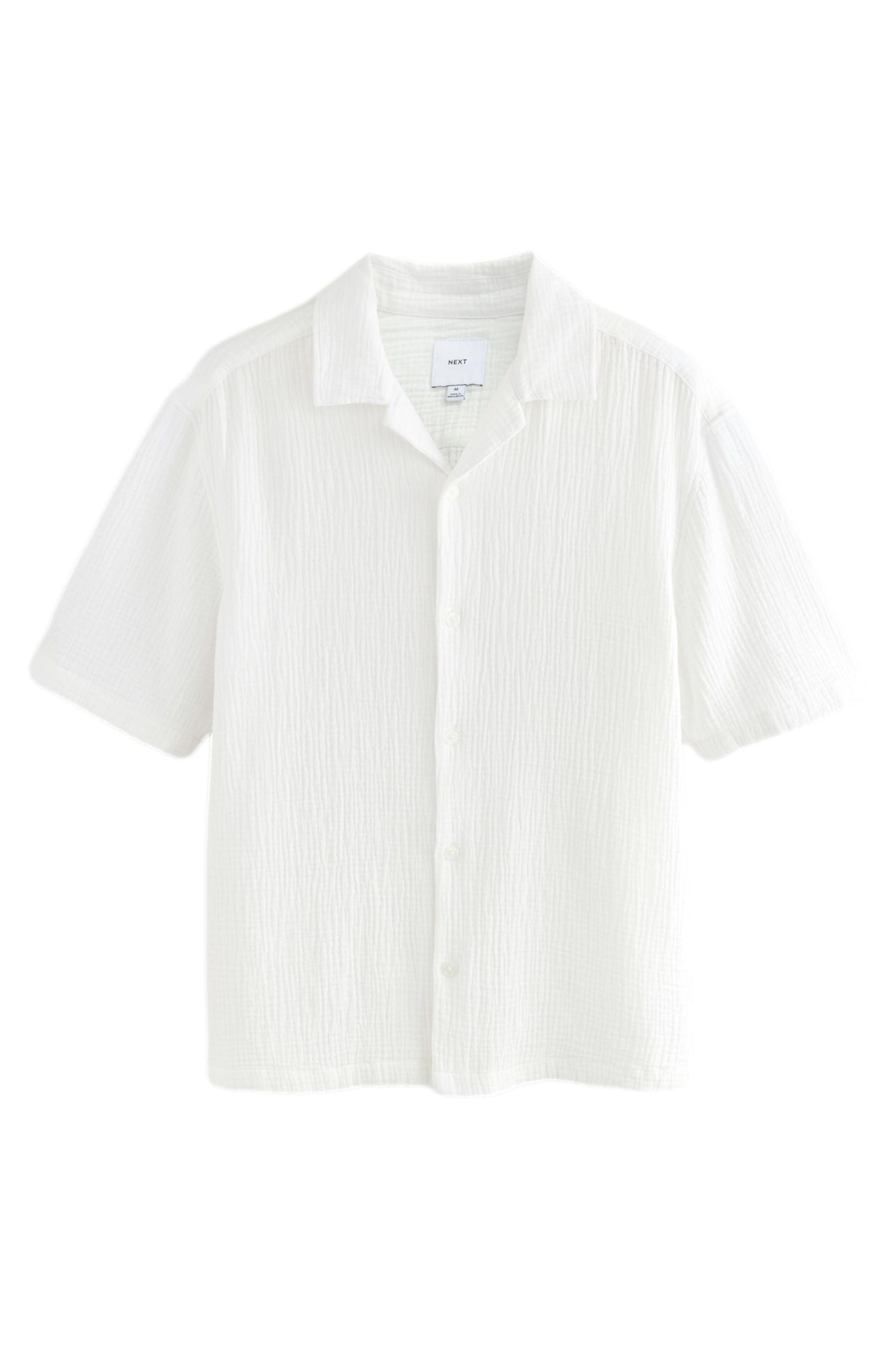 Next Kurzarmhemd Kurzarmhemd aus 100 % Baumwollgaze günstig online kaufen