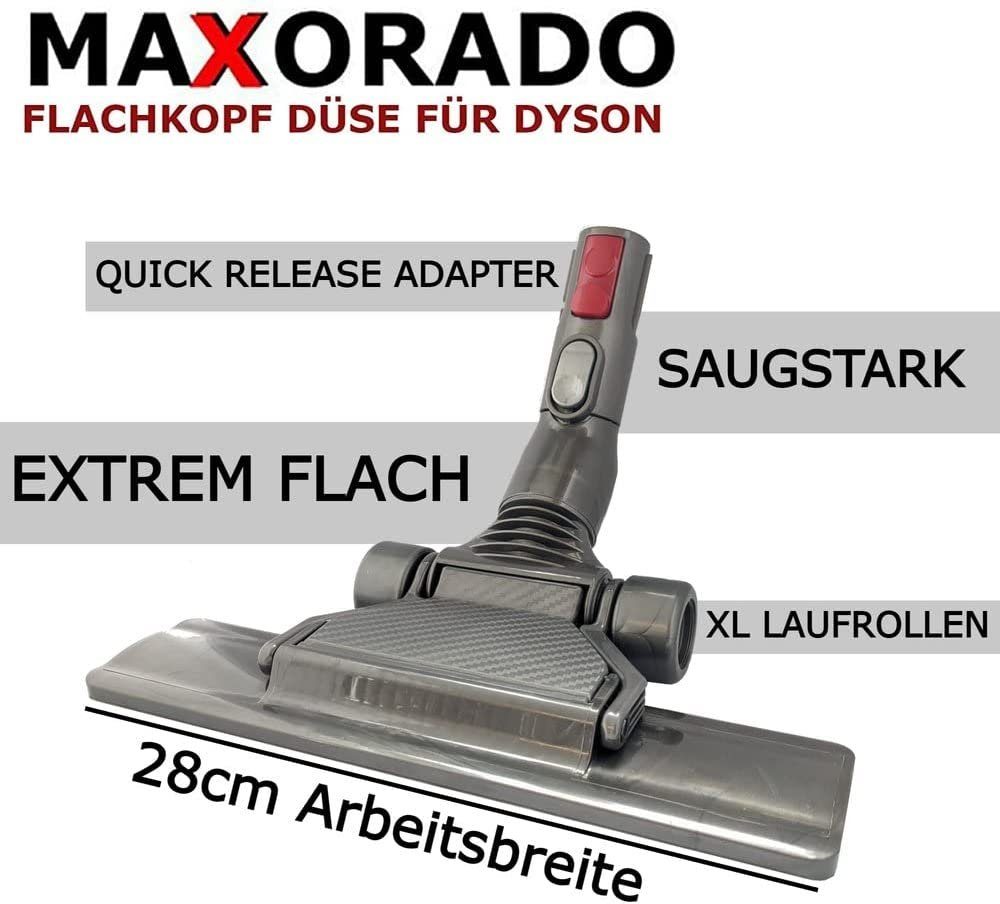 Staubsauger V7 Staubsauger, Set V10 Bodendüse Staubsaugerdüsen-Set Maxorado Dyson Zubehör Flach Dyson V8 V15 V11 für für Düse