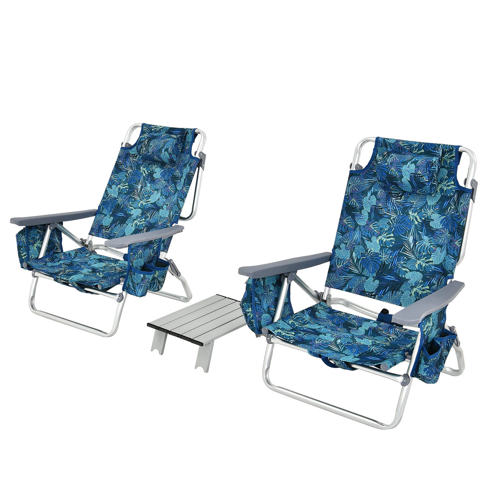 KOMFOTTEU Campingstuhl Strandstuhl (Set, 2 St), günstig online kaufen
