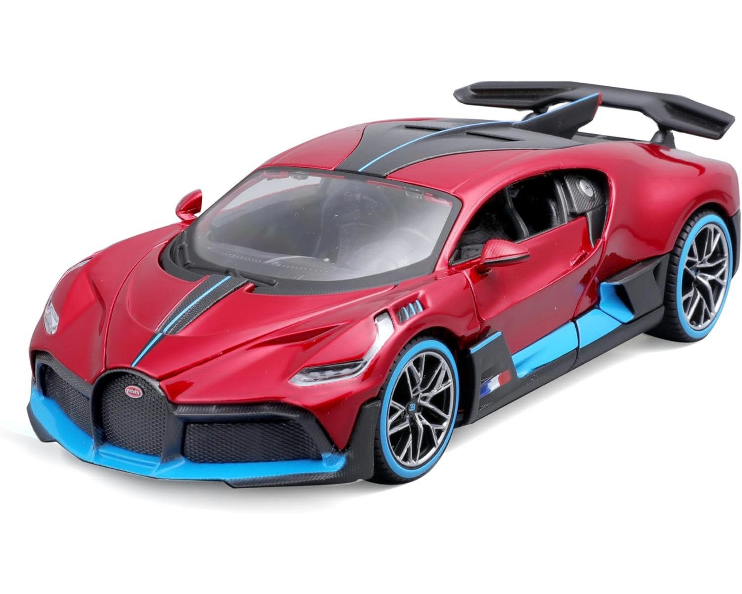 Maisto® Modellauto Bugatti Divo (rot), Maßstab 1:24, detailliertes Modell